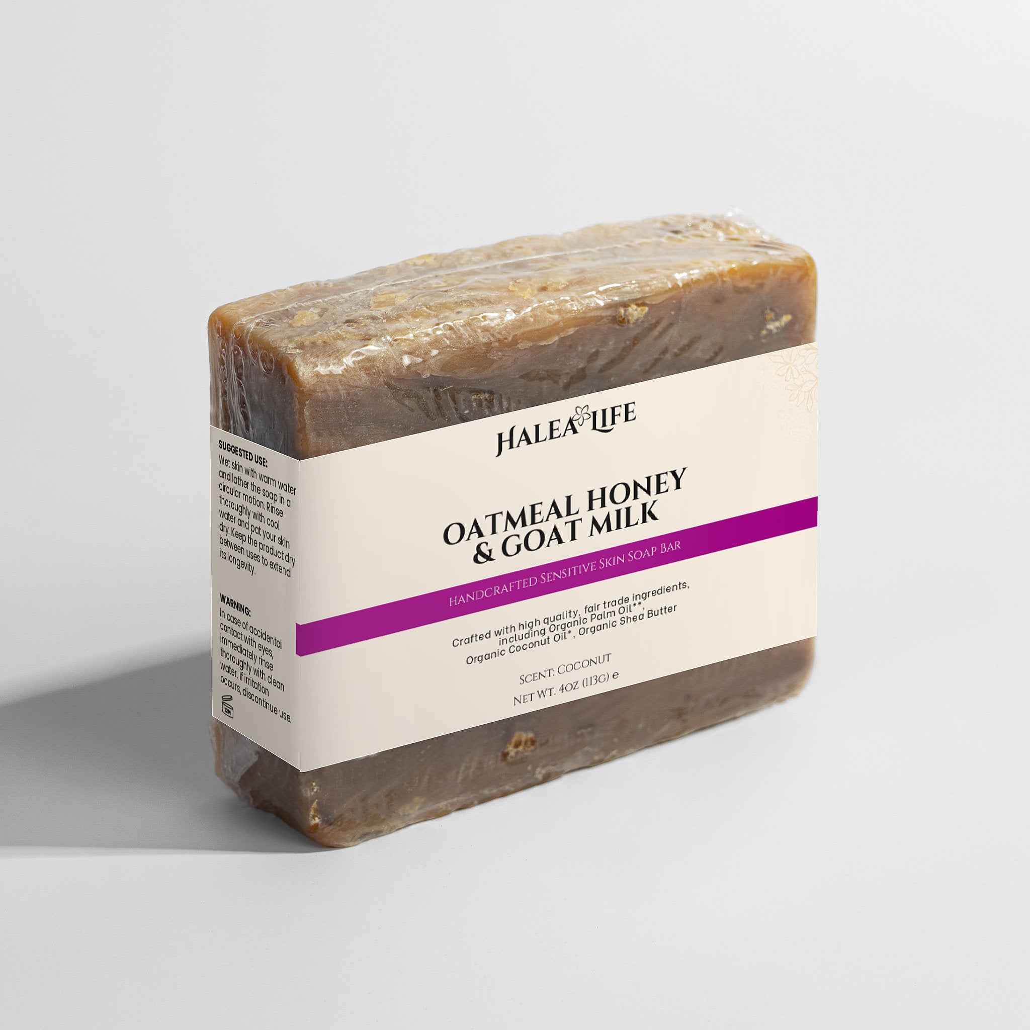 Oatmeal Honey Goat Milk Soap Bar