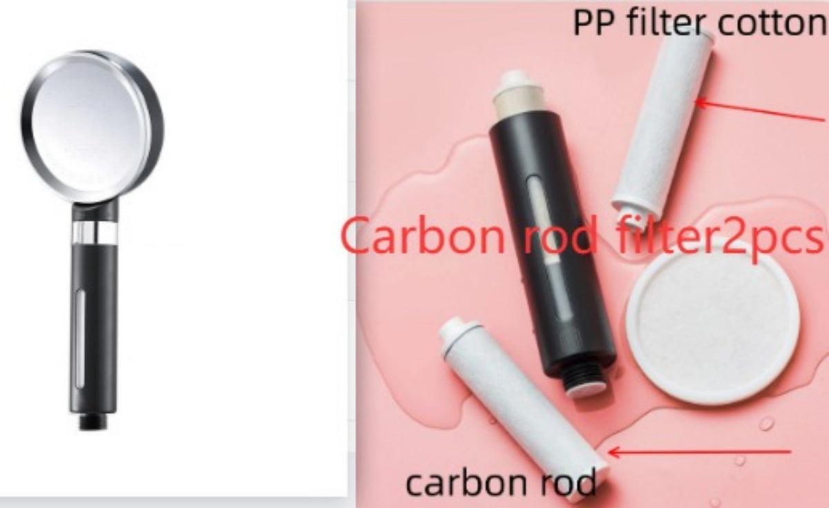 Rain Shower Head Set Filter Pressurized Bath Shower Head Set