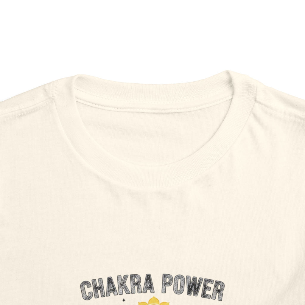 Chakra Power Toddler Tee — Colorful Kids Chakra Energy Shirt