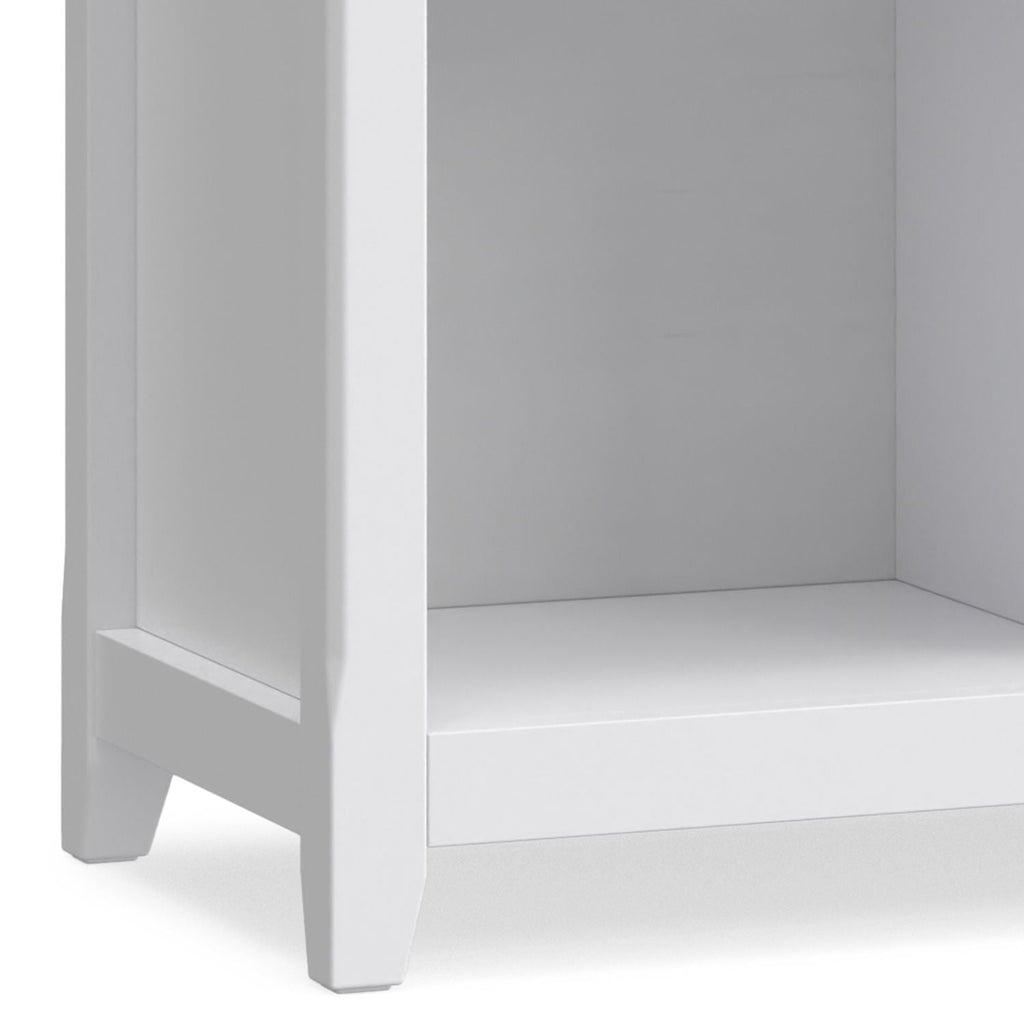 Amherst Cube Storage Bookcase with Large Cubbies - Dark Brown, Dark Gray, or White