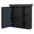 Wall Mounted Bathroom Medicine Cabinet with Mirror and Adjustable Storage