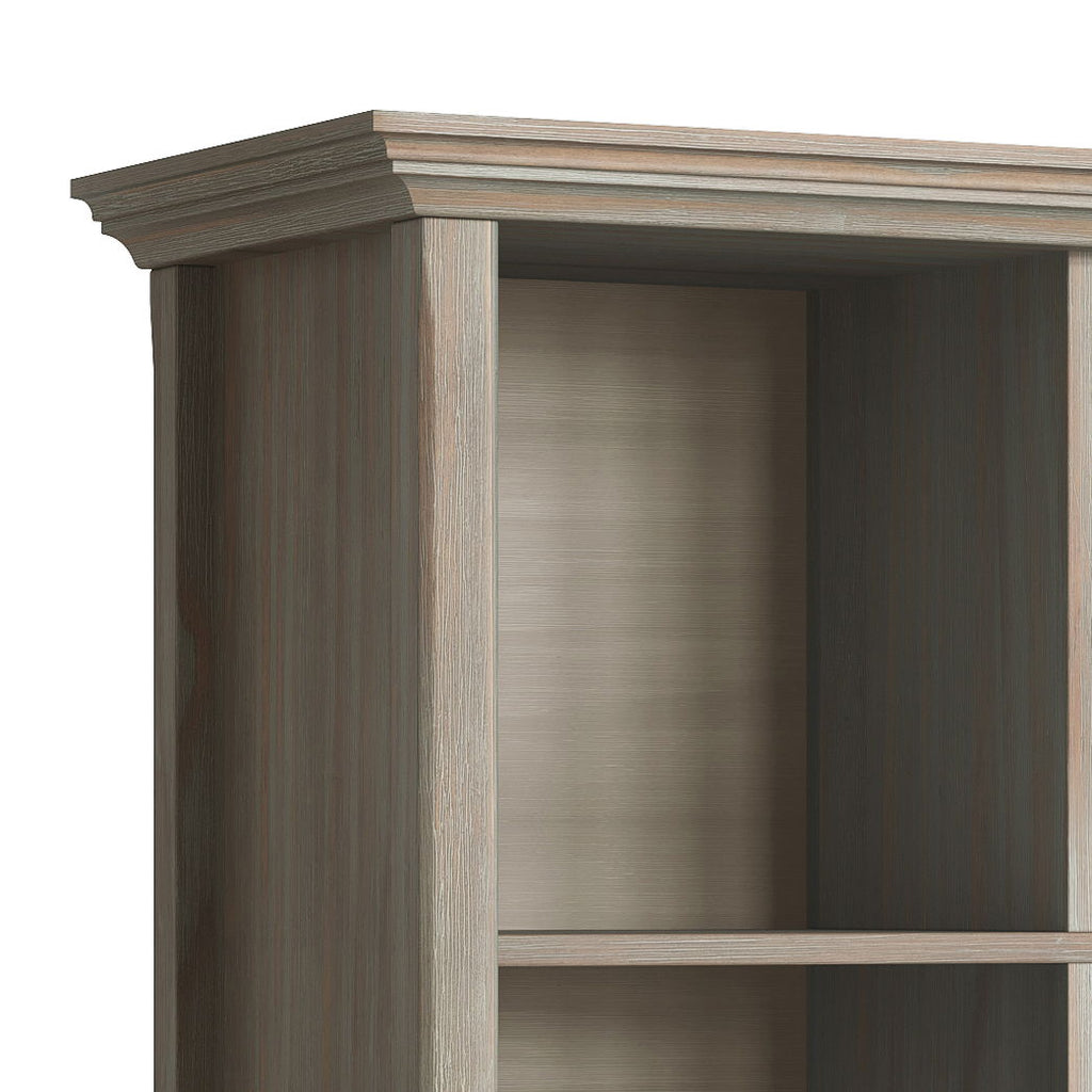Amherst Cube Storage Bookcase with Large Cubbies - Dark Brown, Dark Gray, or White