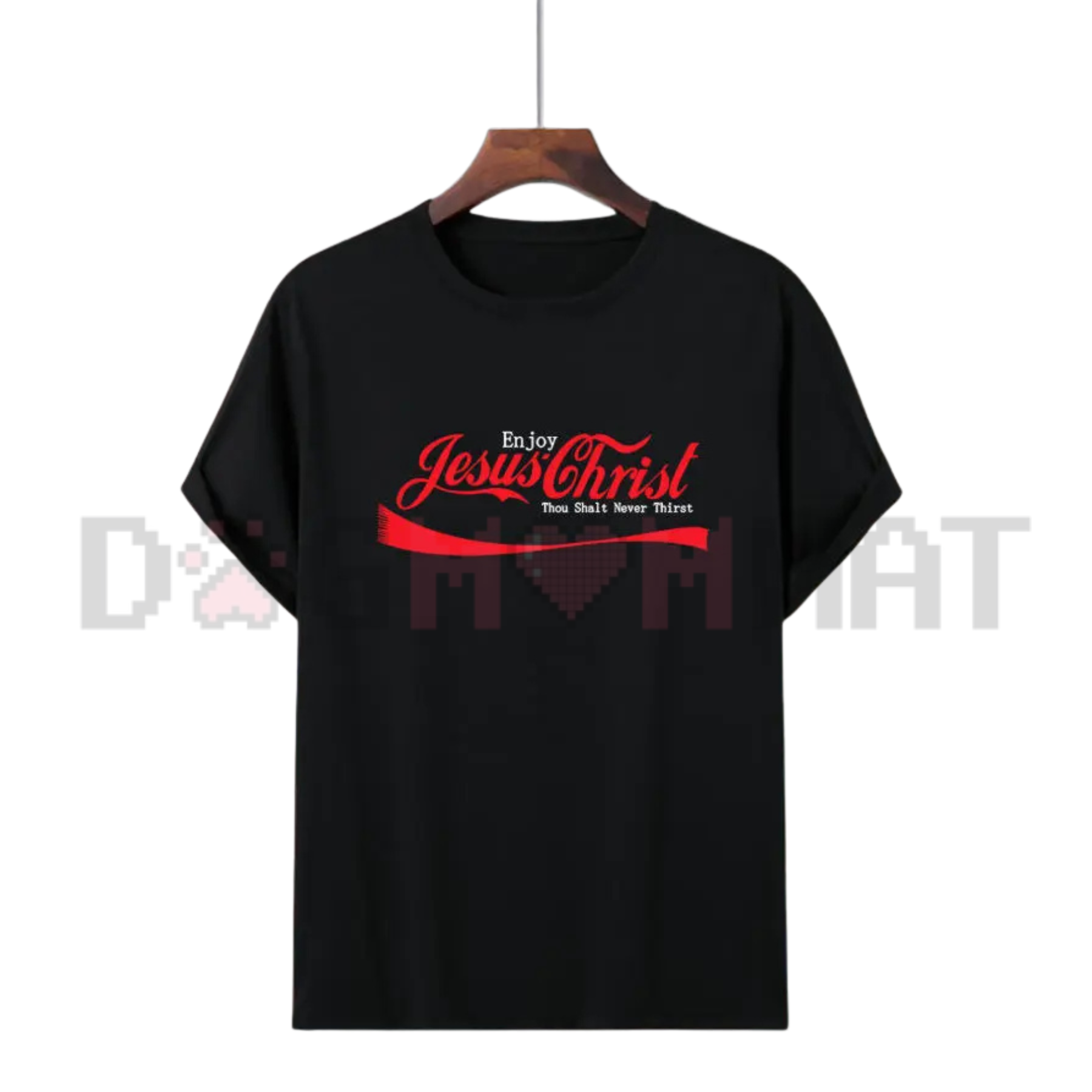 "Enjoy Jesus" Soda Script T-Shirt