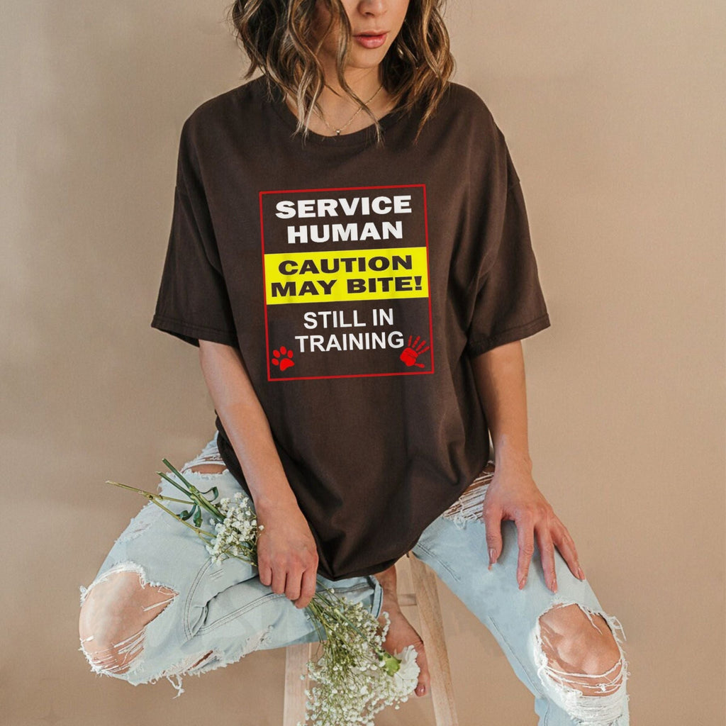 "Emotional Support Human Do Not Pet" T-Shirt - Funny Service Dog Love Tee, Summer Gift for Dog Owners