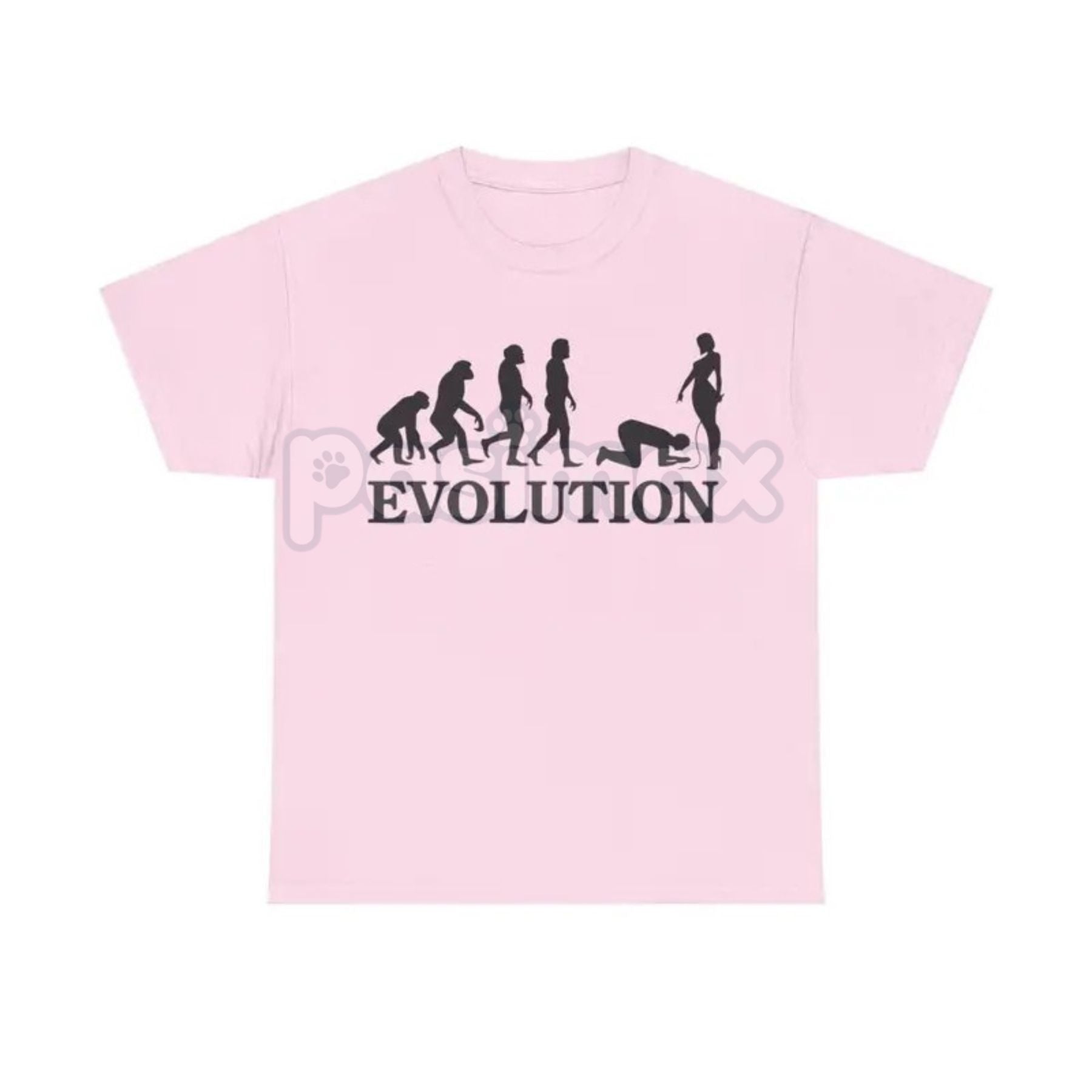 "Evolution Simp" Funny Graphic T-Shirt - Absurdist Meme Culture Unisex Cotton Tee, Ironic Statement Shirt