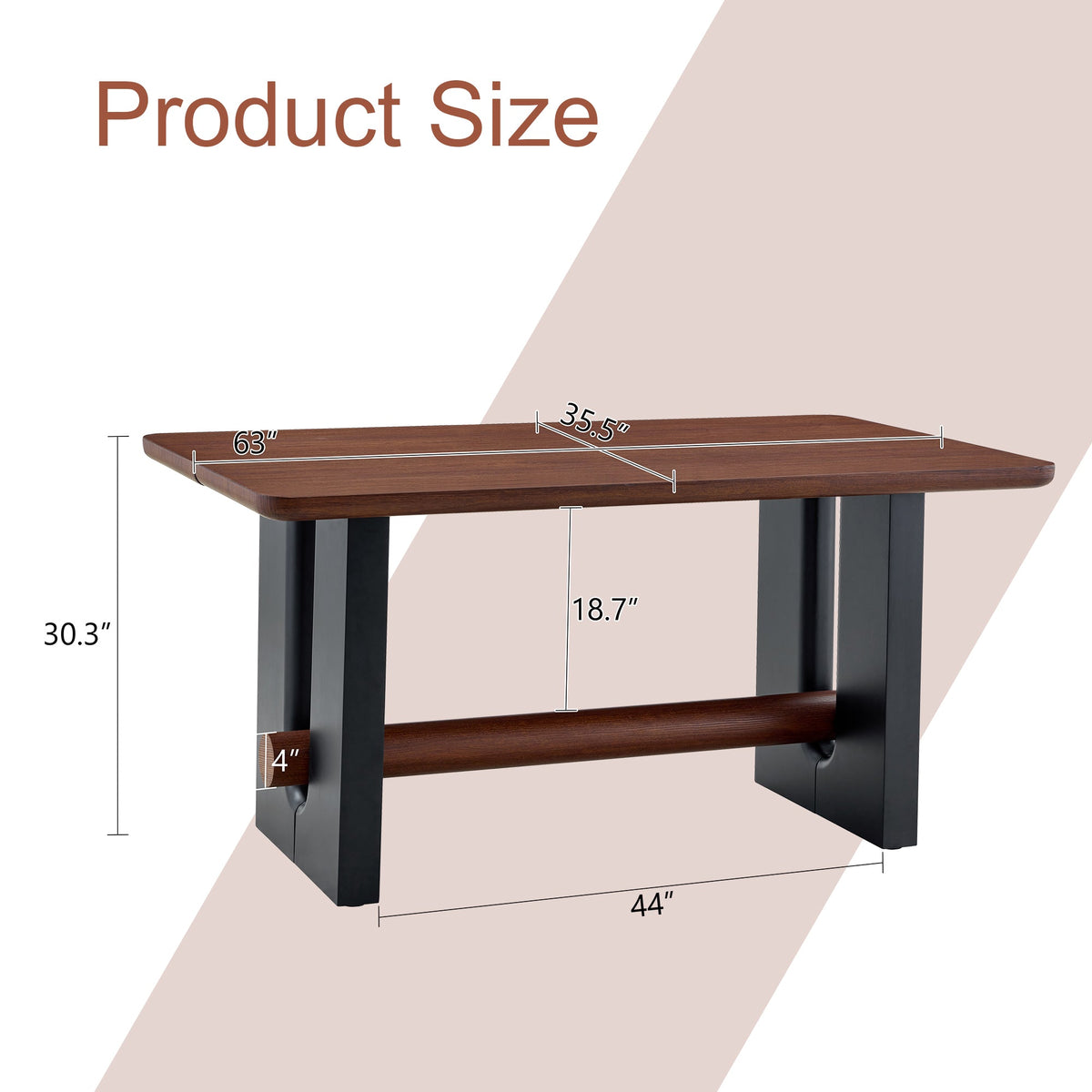 All-MDF Dining Table