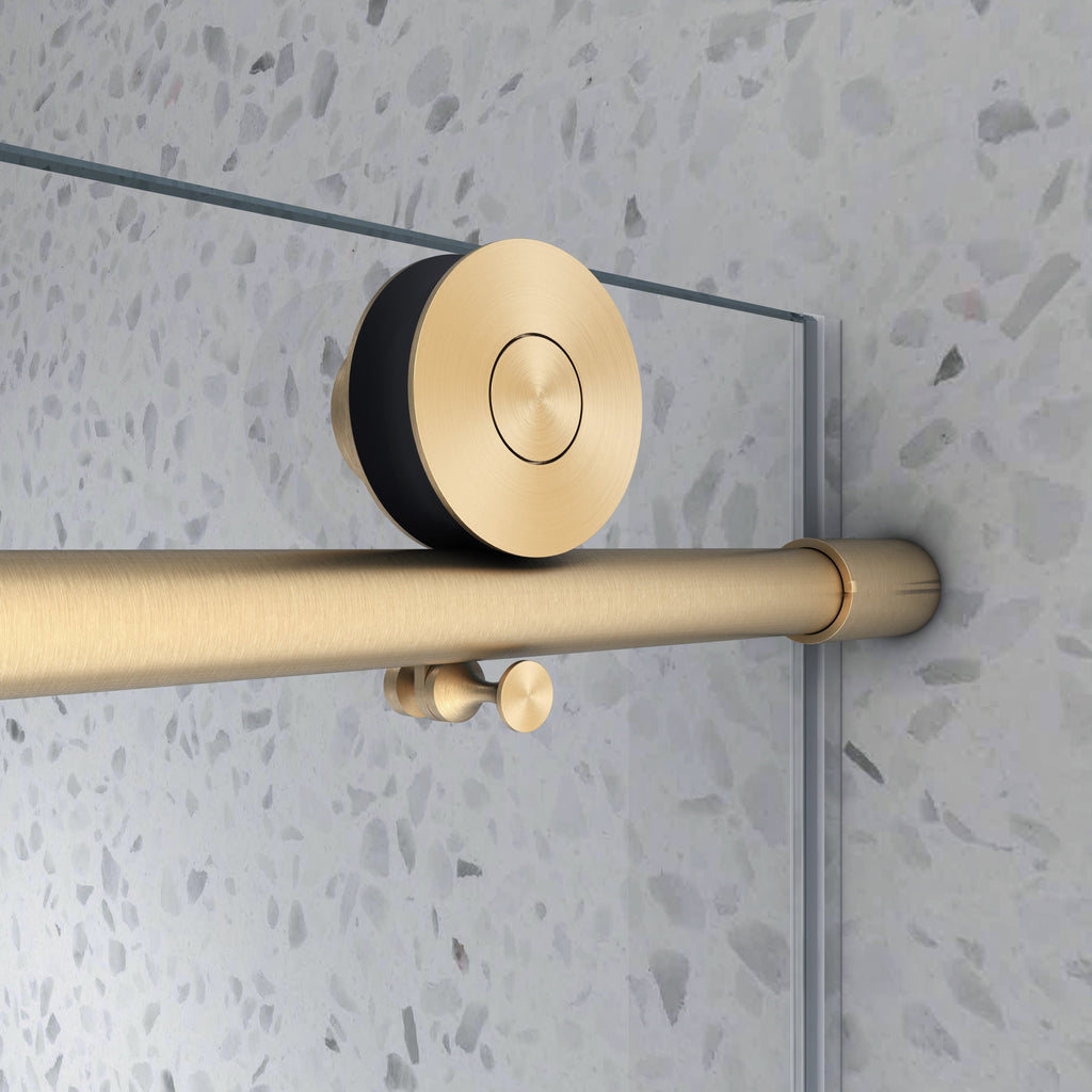 6076 Brushed Shower Door