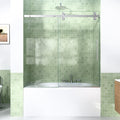 Frameless Sliding Tub Shower Door Enclosure