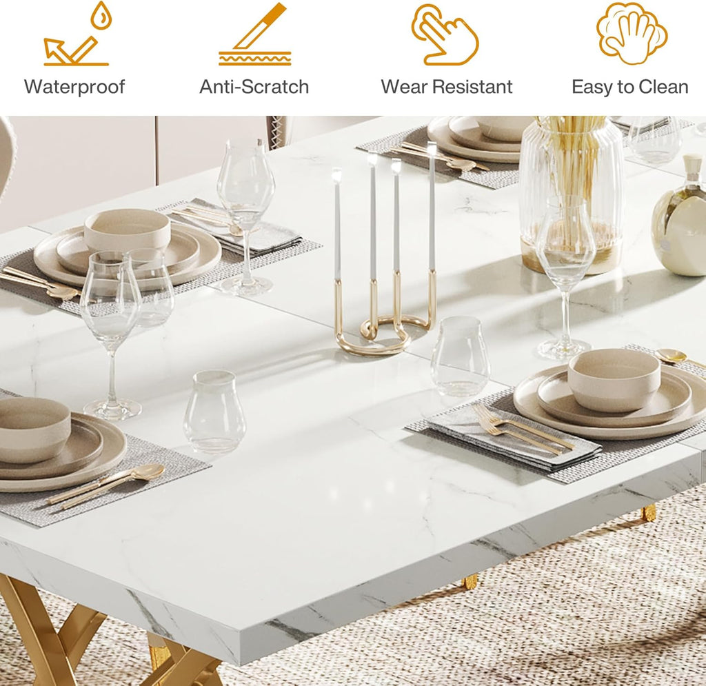 63" Modern Dining Table