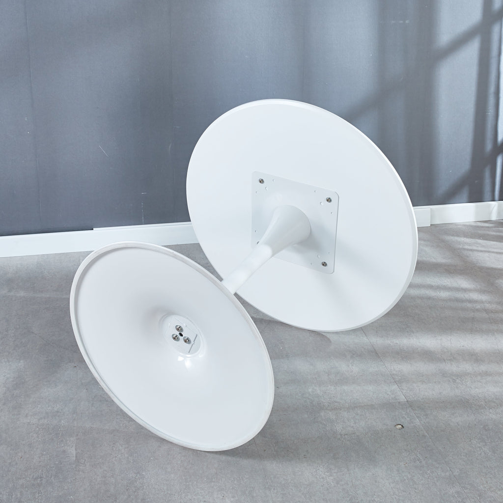 31.5" White COLOR TOP Tulip Table