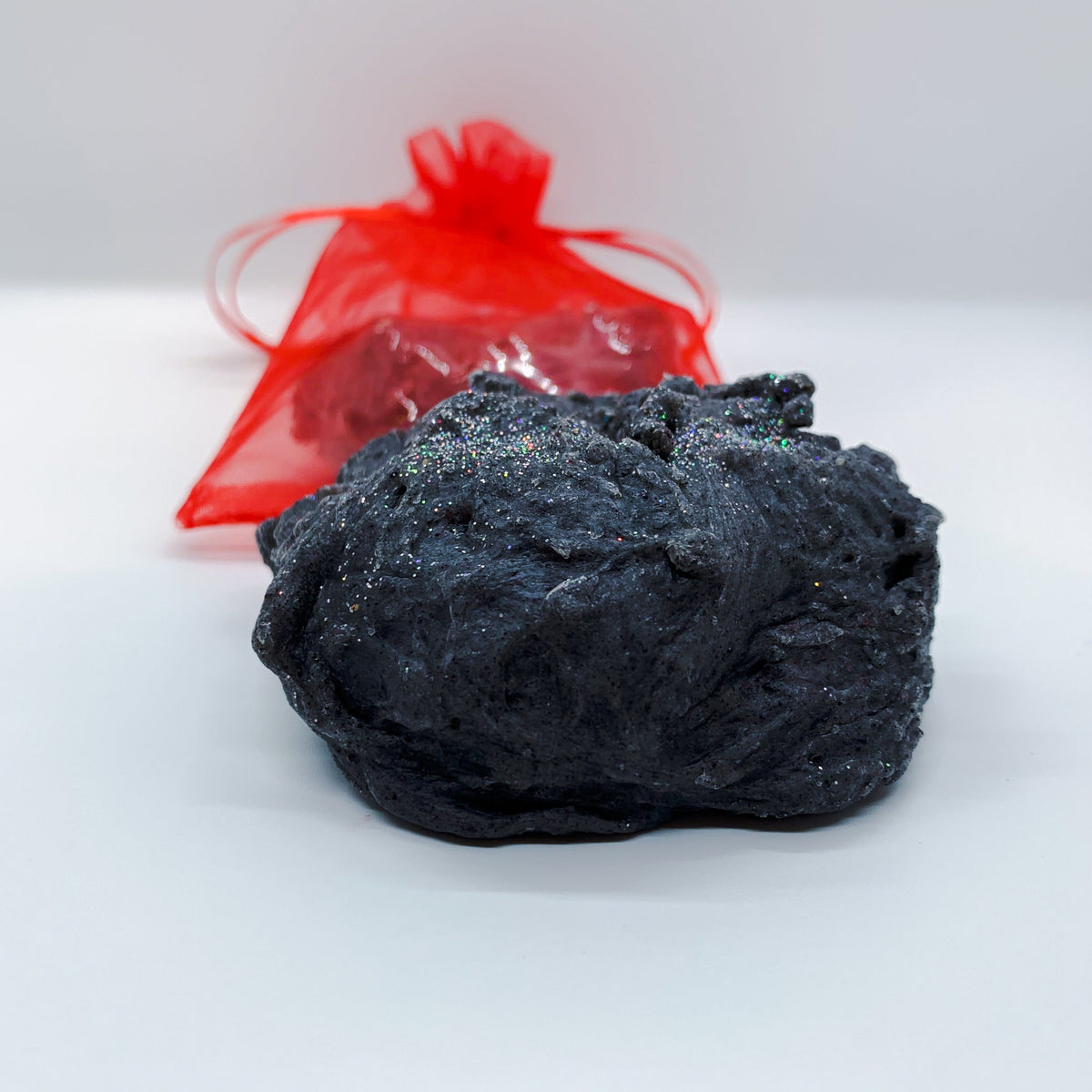 Activated Charcoal Soap Bar With Warm Vanilla Scent Eco Glitter Luxury Exfoliating Gift