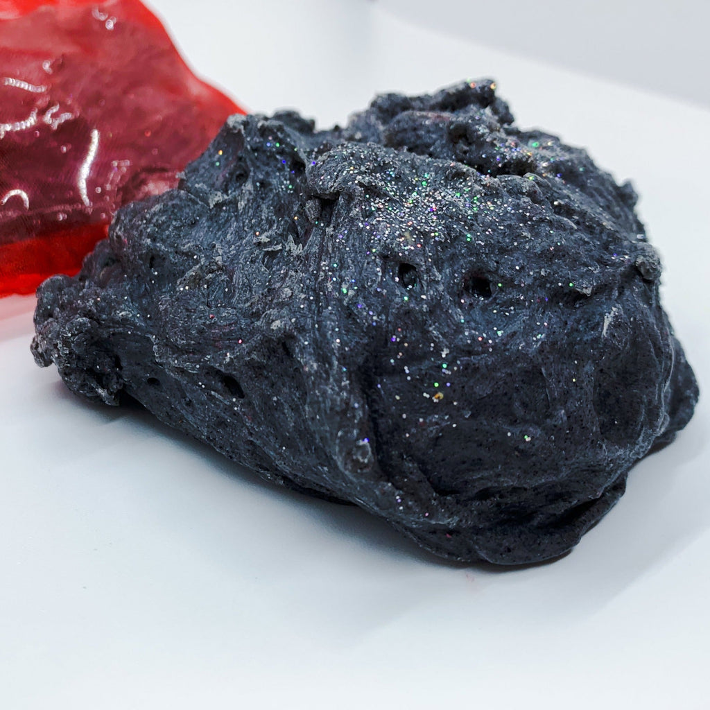 Activated Charcoal Soap Bar With Warm Vanilla Scent Eco Glitter Luxury Exfoliating Gift