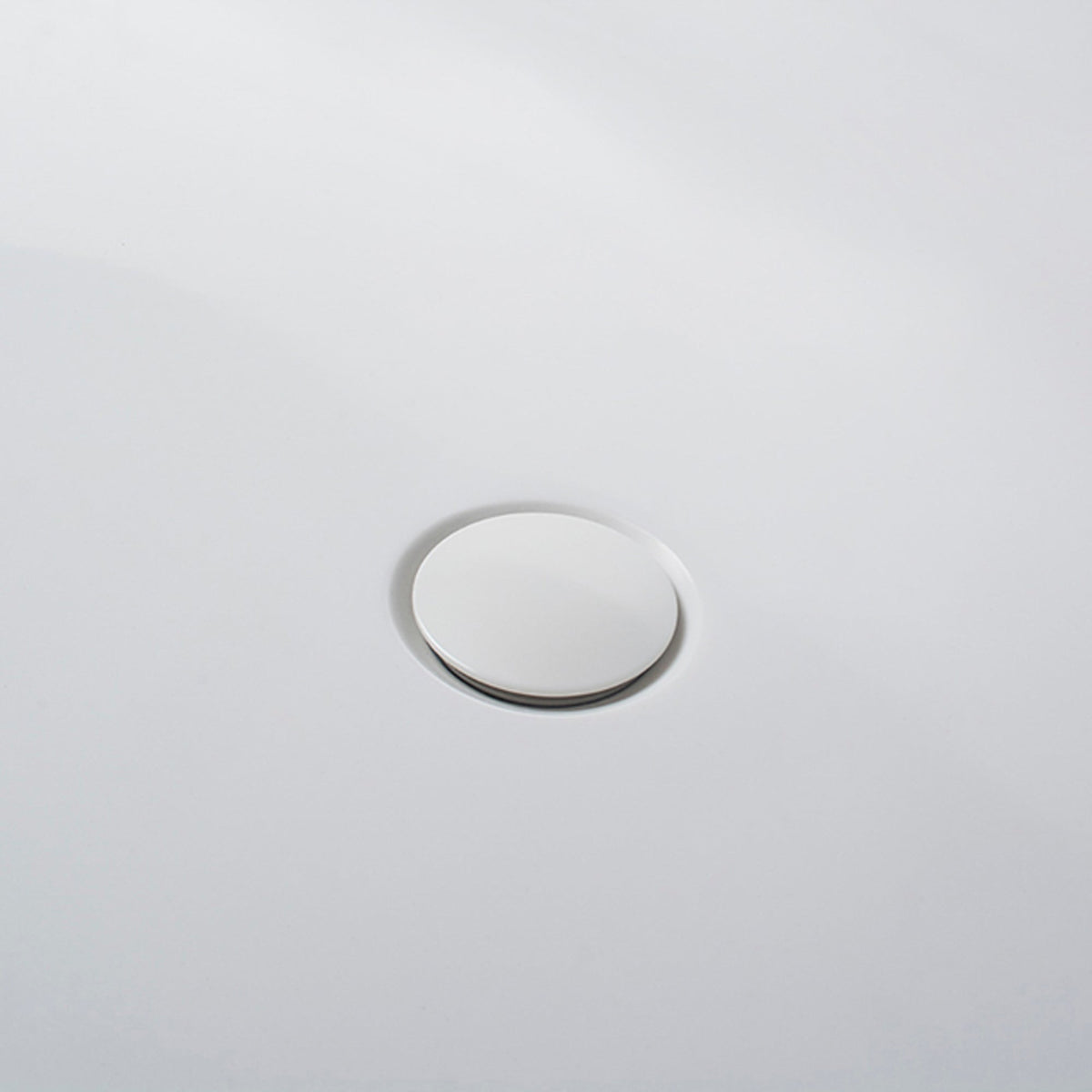 67 Inch Solid Surface Oval Shape Soaking Bathtub