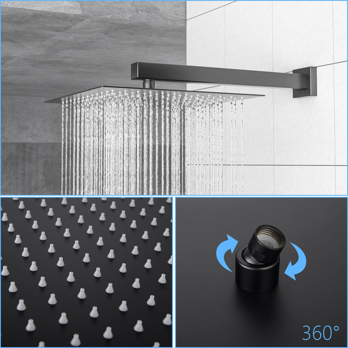 Shower System with Adjustable Slide Bar