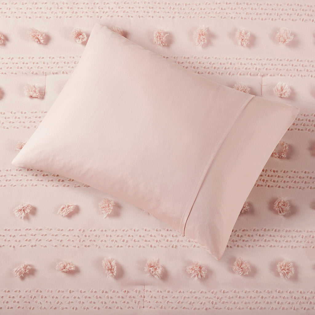 Full/Queen Clip Jacquard Comforter Set