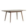 Walnut Color Solid Dining Table