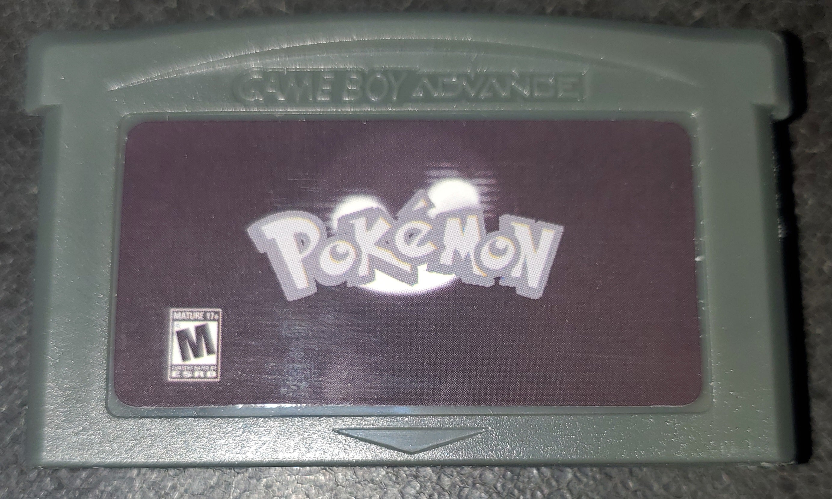 Pokemon Creepy Black GBA ROM Hack Video Game Custom Gameboy Advance