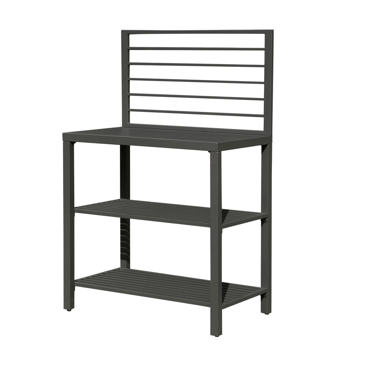 Outdoor Kitchen Island with Storage and Protective Cover - Aluminum