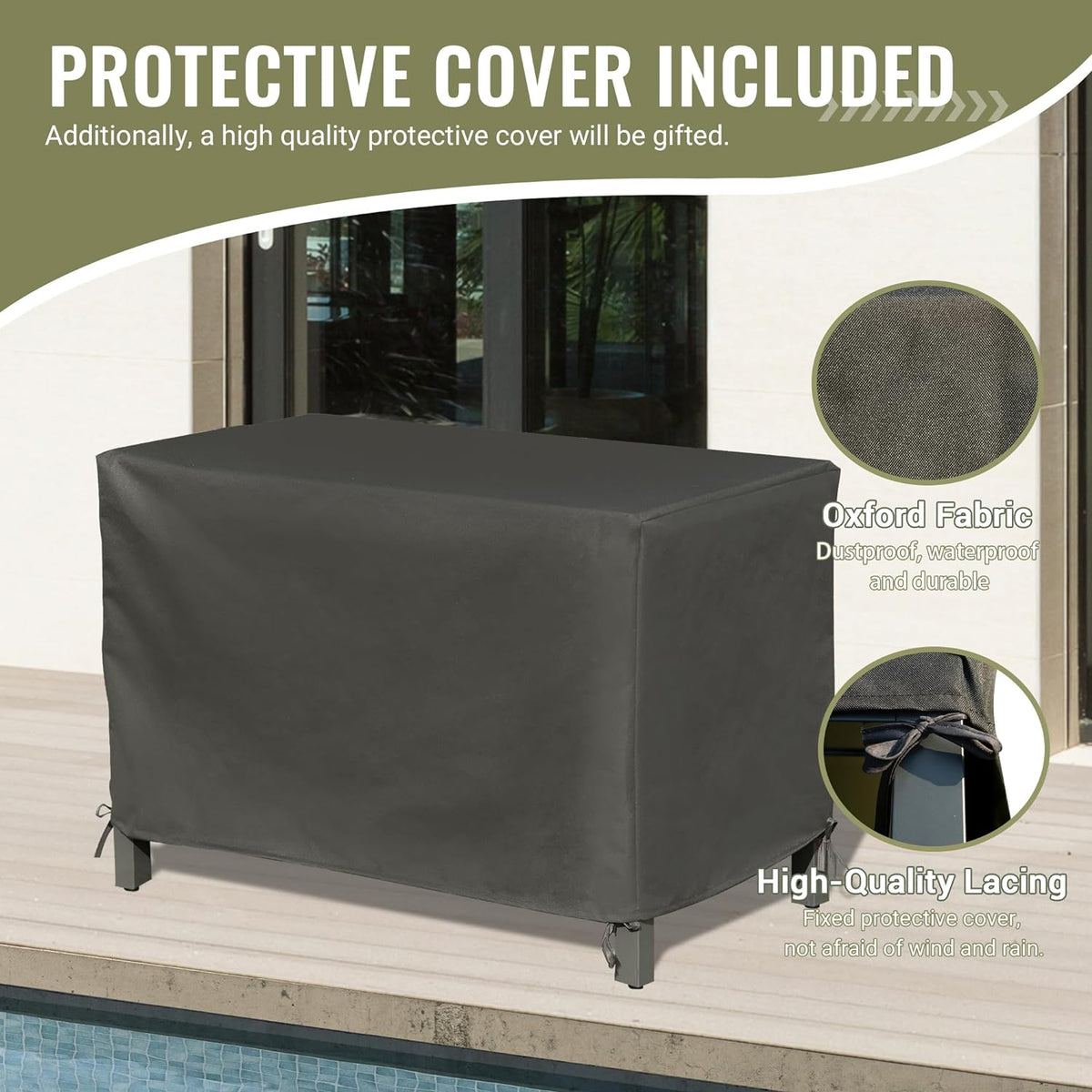 Outdoor Kitchen Island with Storage and Grill Table - Aluminum