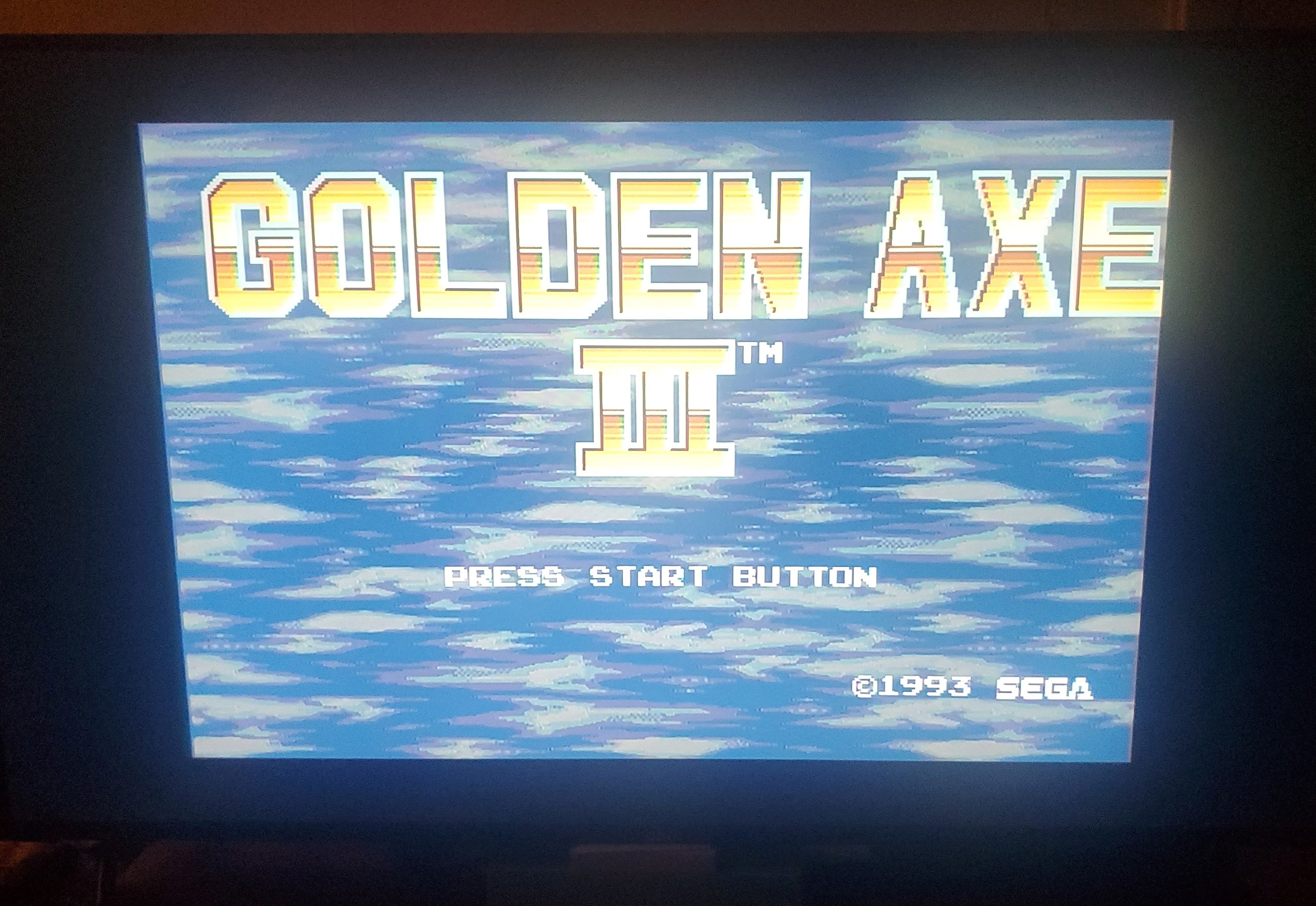 Golden Axe 3 Sega Genesis Mega Drive Video Game Cartridge 1993