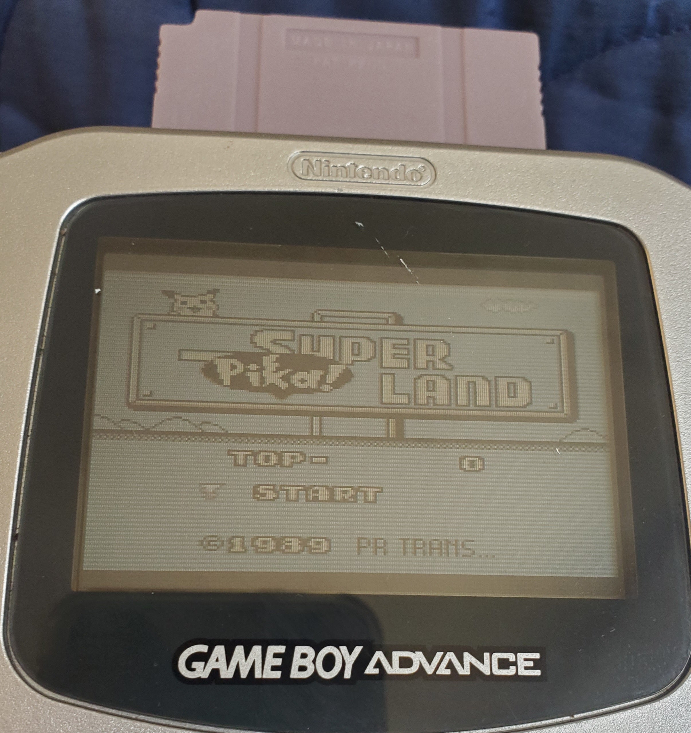 Super Pika Land GBC ROM Hack Video Game Cartridge Custom Gameboy Color