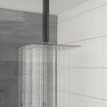 Rain Fixed Shower Head (10 Inch Square, Oil Rubbed Bronze)