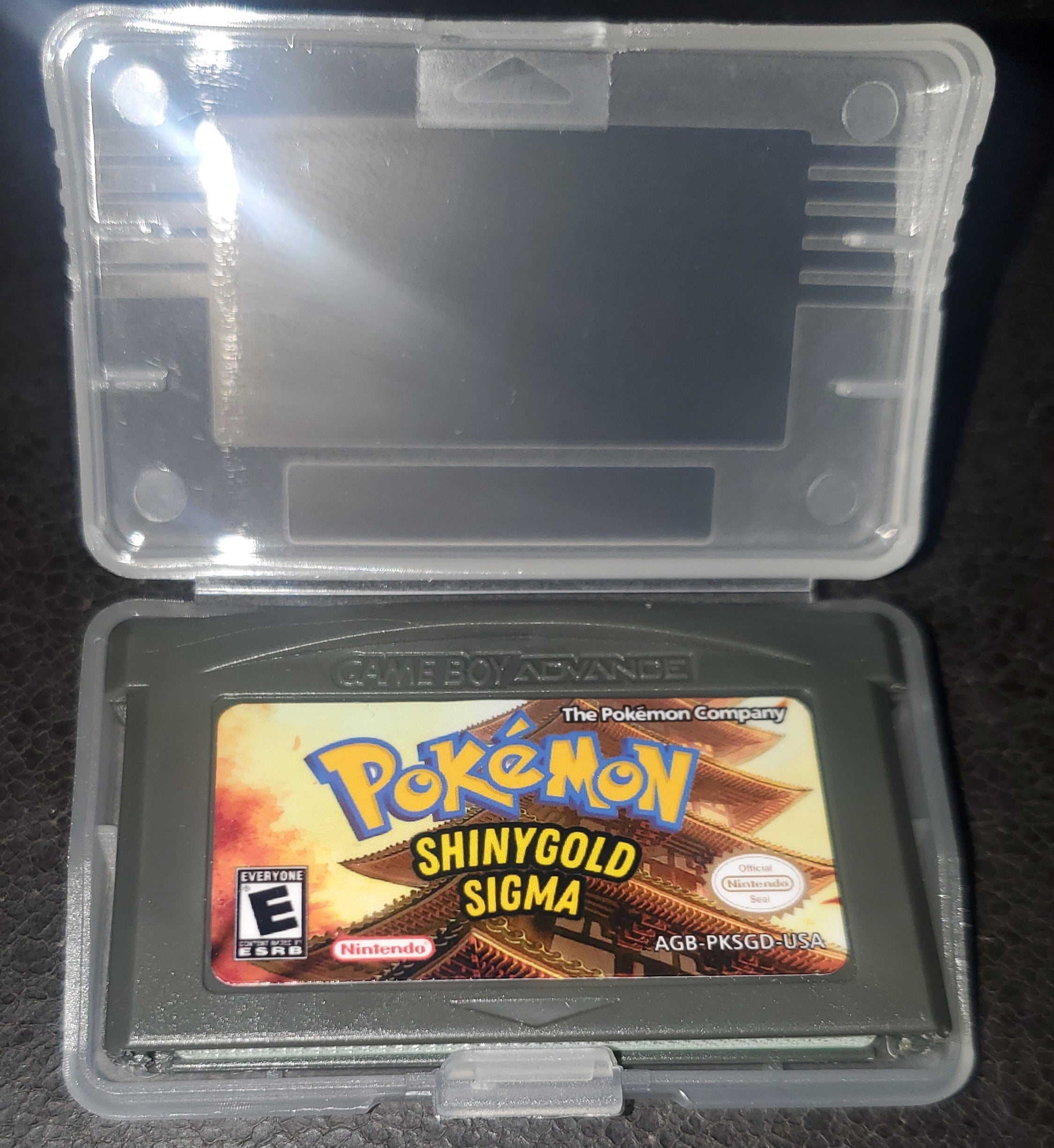 Pokemon ShinyGold Sigma GBA Video Game ROM Game Boy Advance