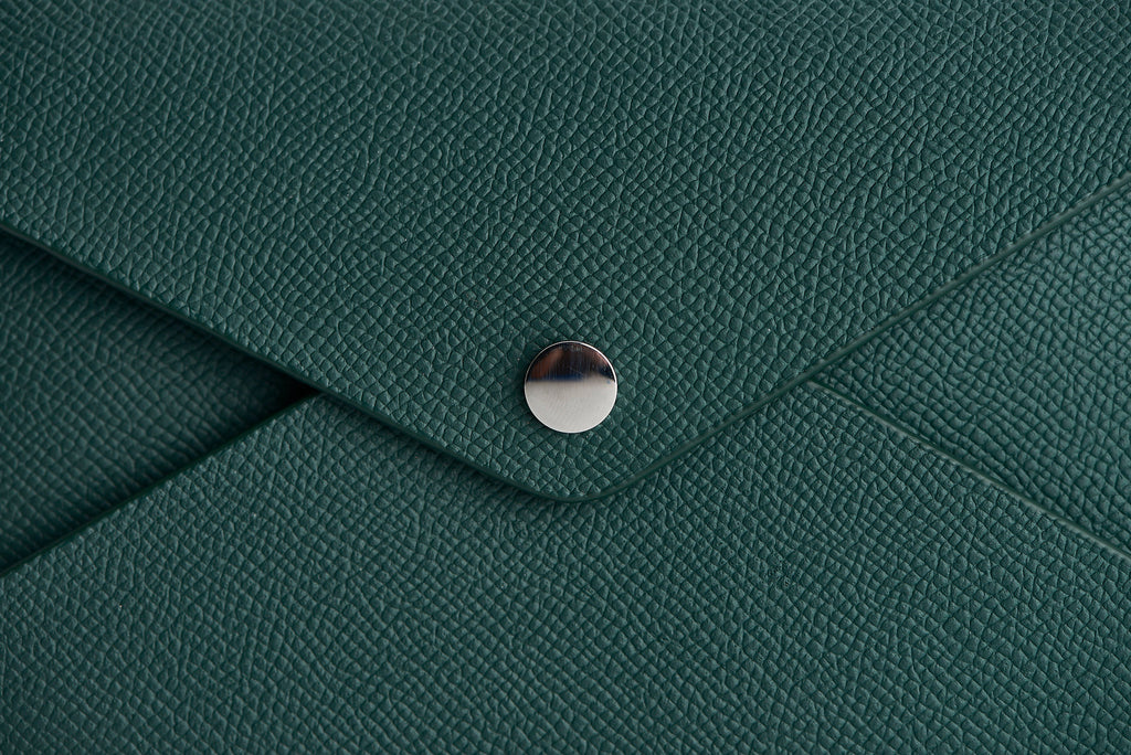 The Pochette Clutch - Hunter Green
