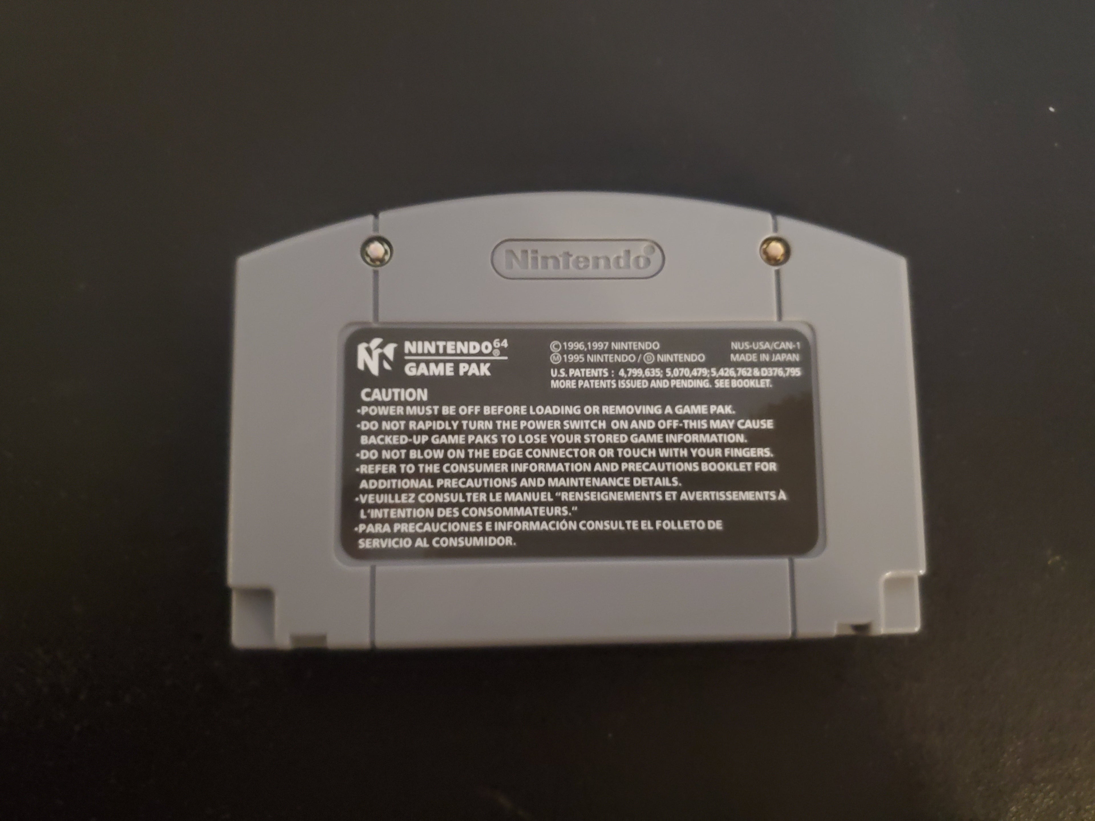 Super Smash Bros N64 Nintendo 64 Video Game Cartridge 1999
