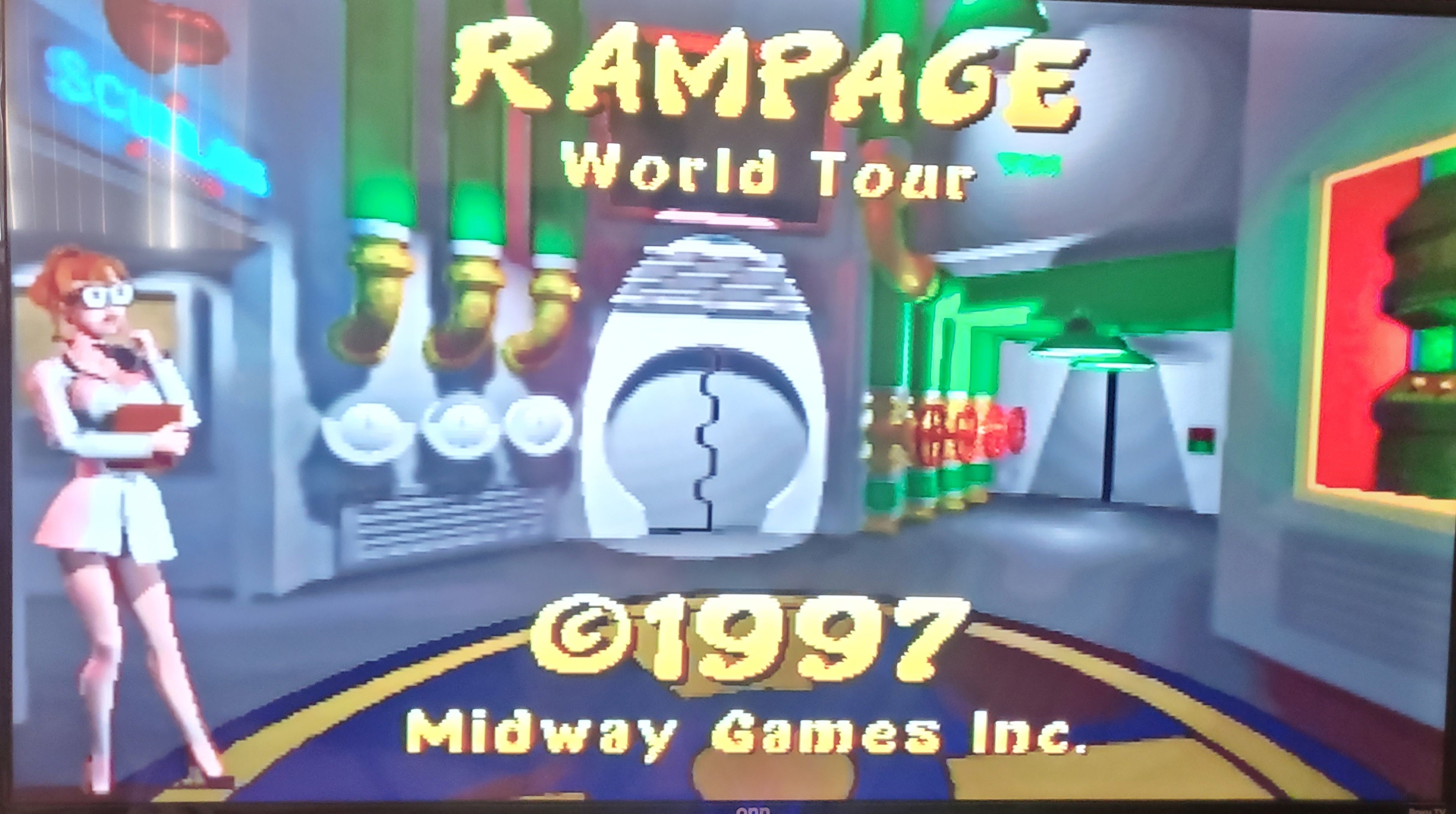 Rampage World Tour N64 Nintendo 64 Video Game Cartridge 1998