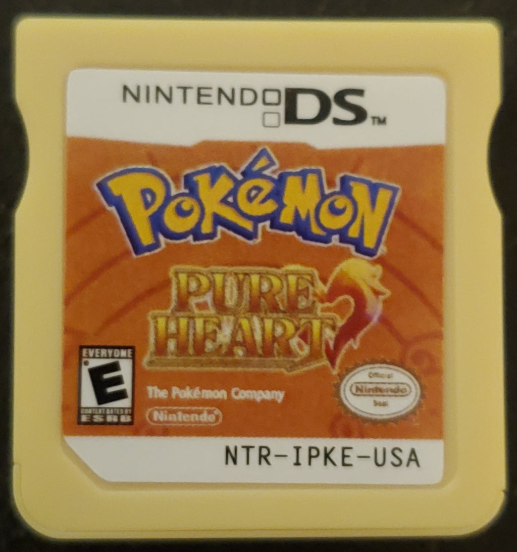 Pokemon Pure Heart NDS Nintendo DS Custom ROM Hack Video Game