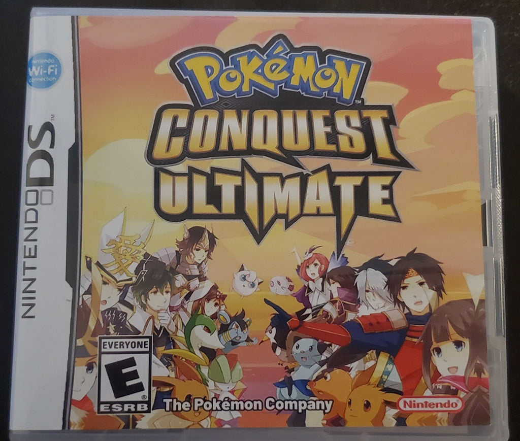 Pokemon Conquest Ultimate NDS Video Game Nintendo DS with Box ROM Hack