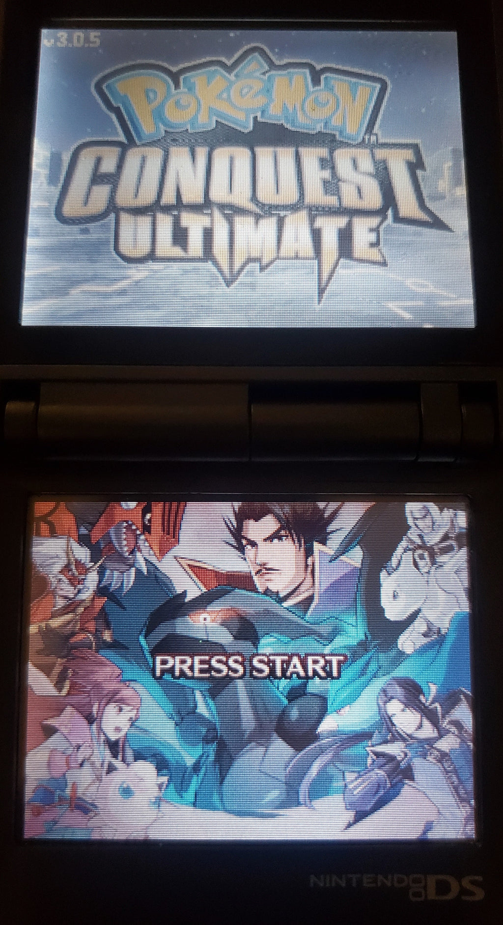 Pokemon Conquest Ultimate NDS Video Game Nintendo DS with Box ROM Hack
