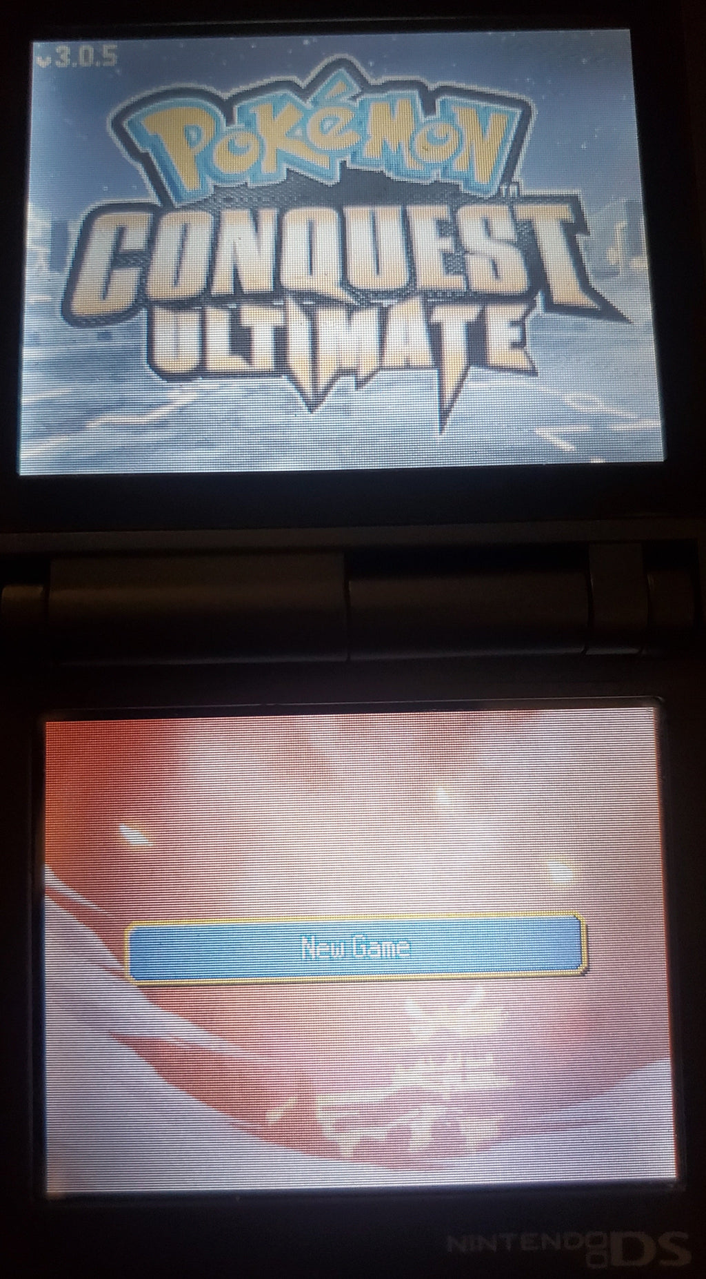 Pokemon Conquest Ultimate NDS Video Game Nintendo DS with Box ROM Hack