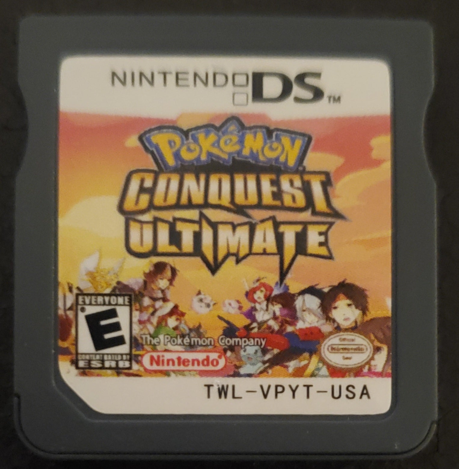 Pokemon Conquest Ultimate NDS Video Game Nintendo DS with Box ROM Hack