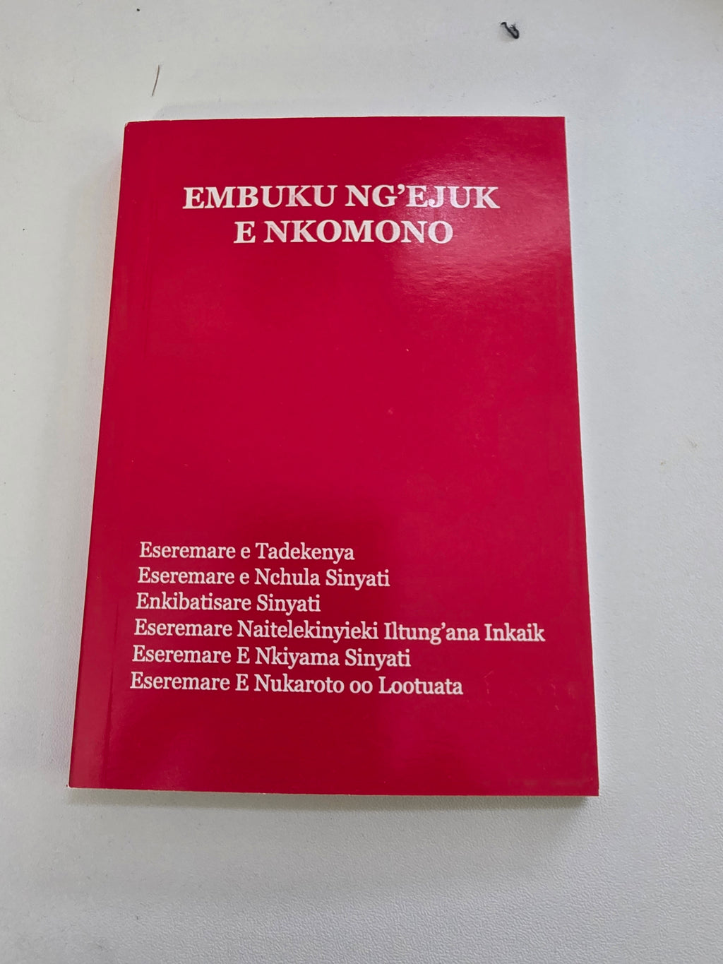 Embuku Ng'ejuk ENkomono - Masaai Prayer Book