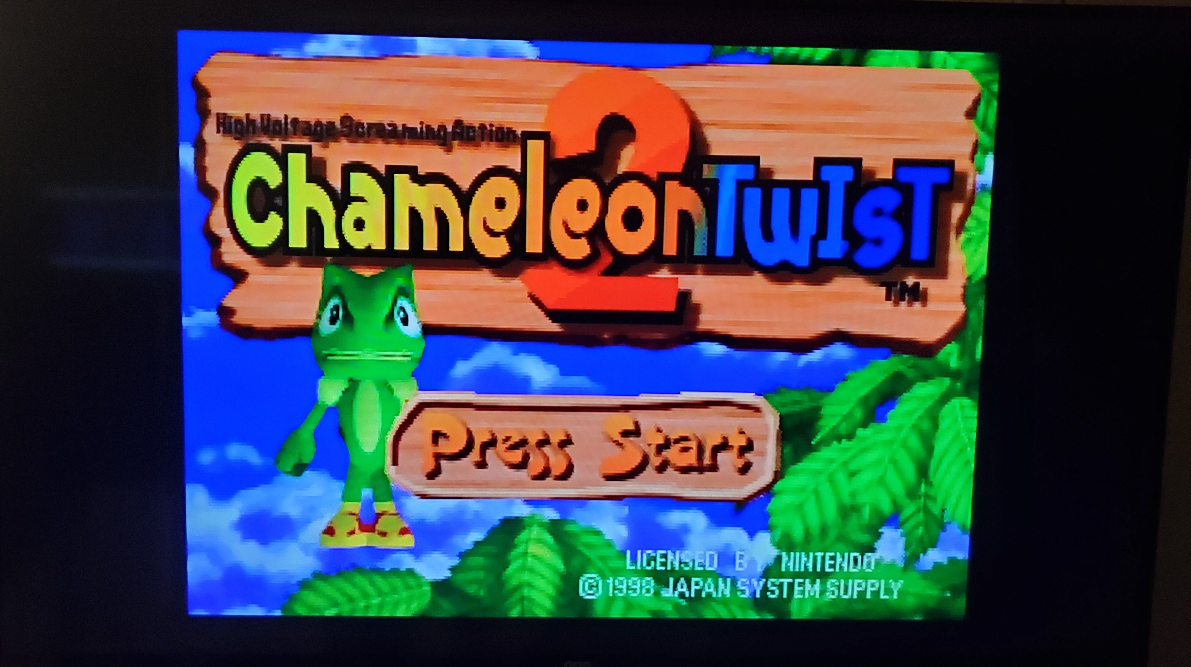 Chameleon Twist 2 N64 Nintendo 64 Video Game Cartridge 1999