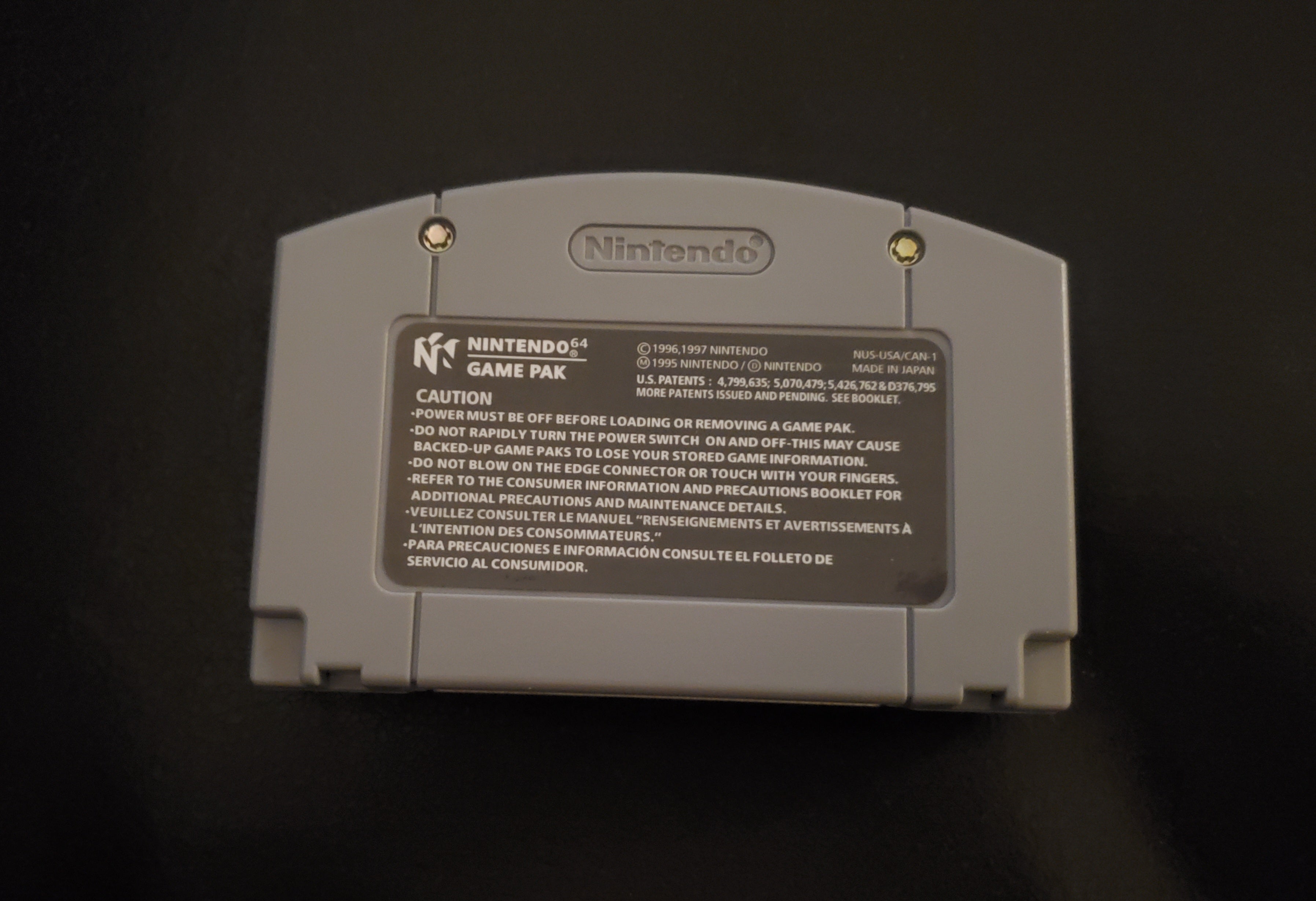 Spacestation Silcon Valley N64 Nintendo 64 Video Game Cartridge 1998