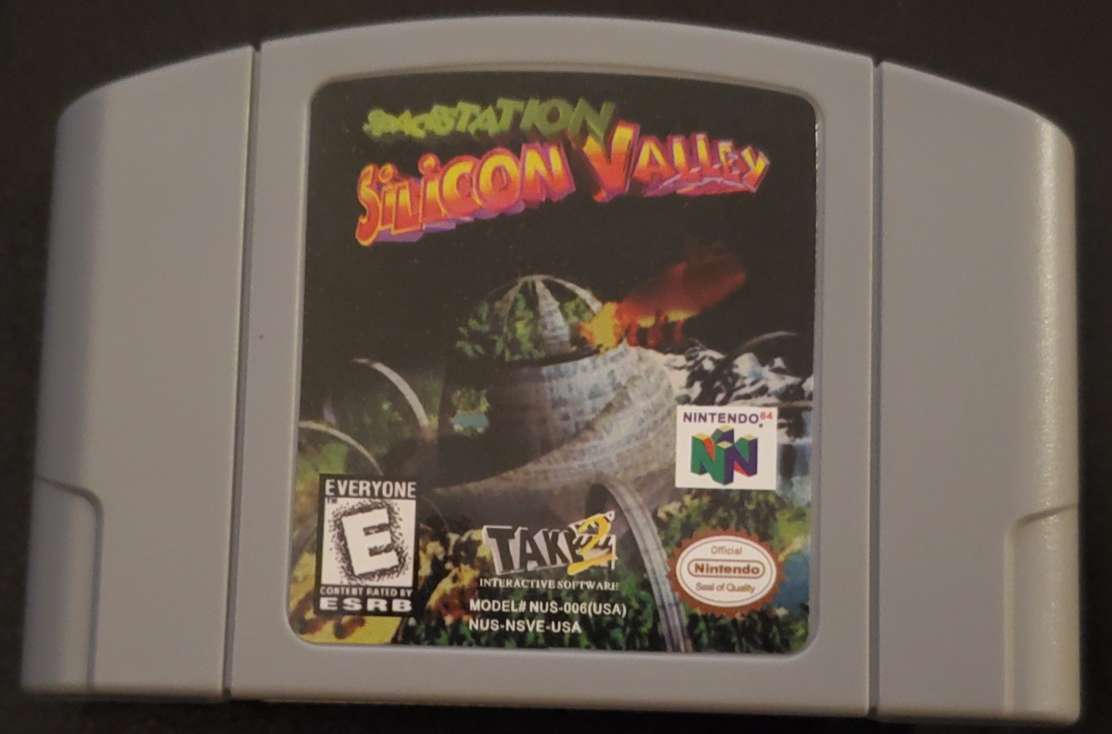 Spacestation Silcon Valley N64 Nintendo 64 Video Game Cartridge 1998