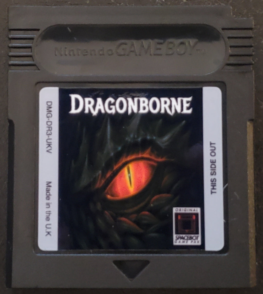Dragonborne Gameboy GB Video Game Catridge 2021