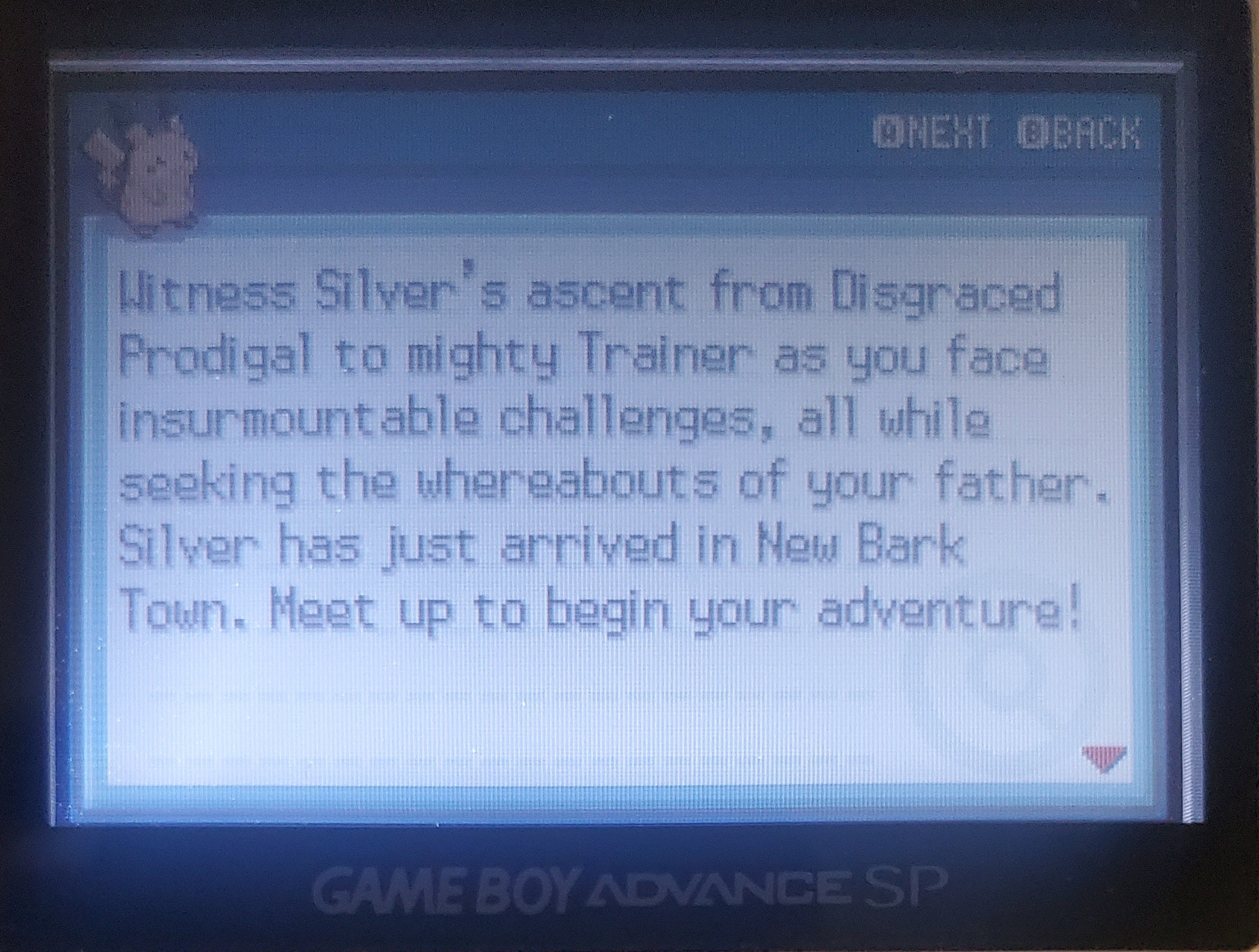 Pokemon Silver Rival GBA ROM Hack Video Game Boy Advance
