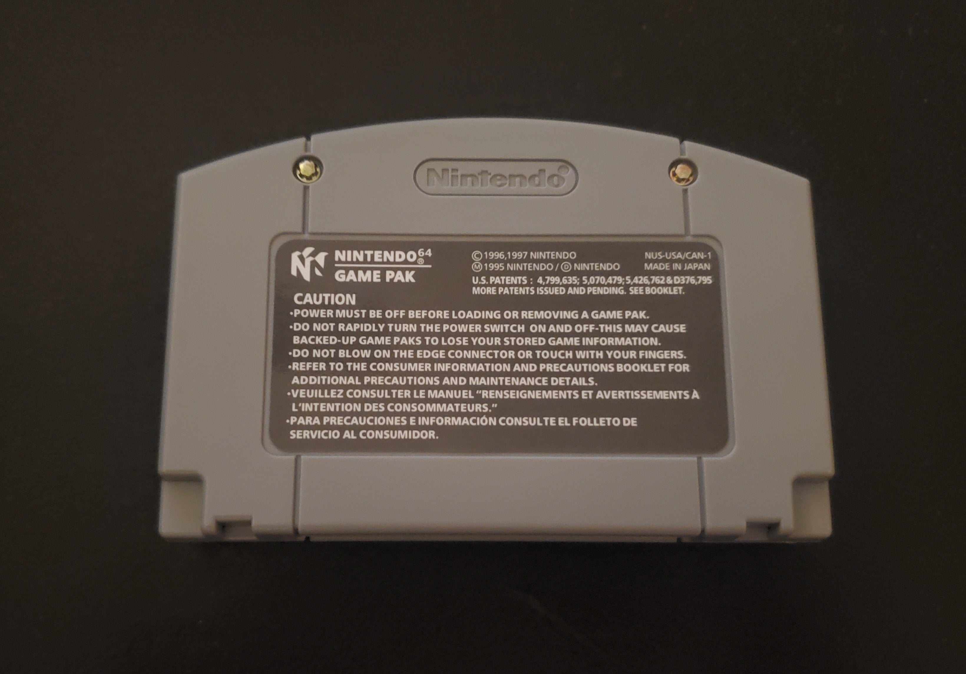 Turok 1 Dinousar Hunter N64 Nintendo 64 Video Game Cartridge 1997