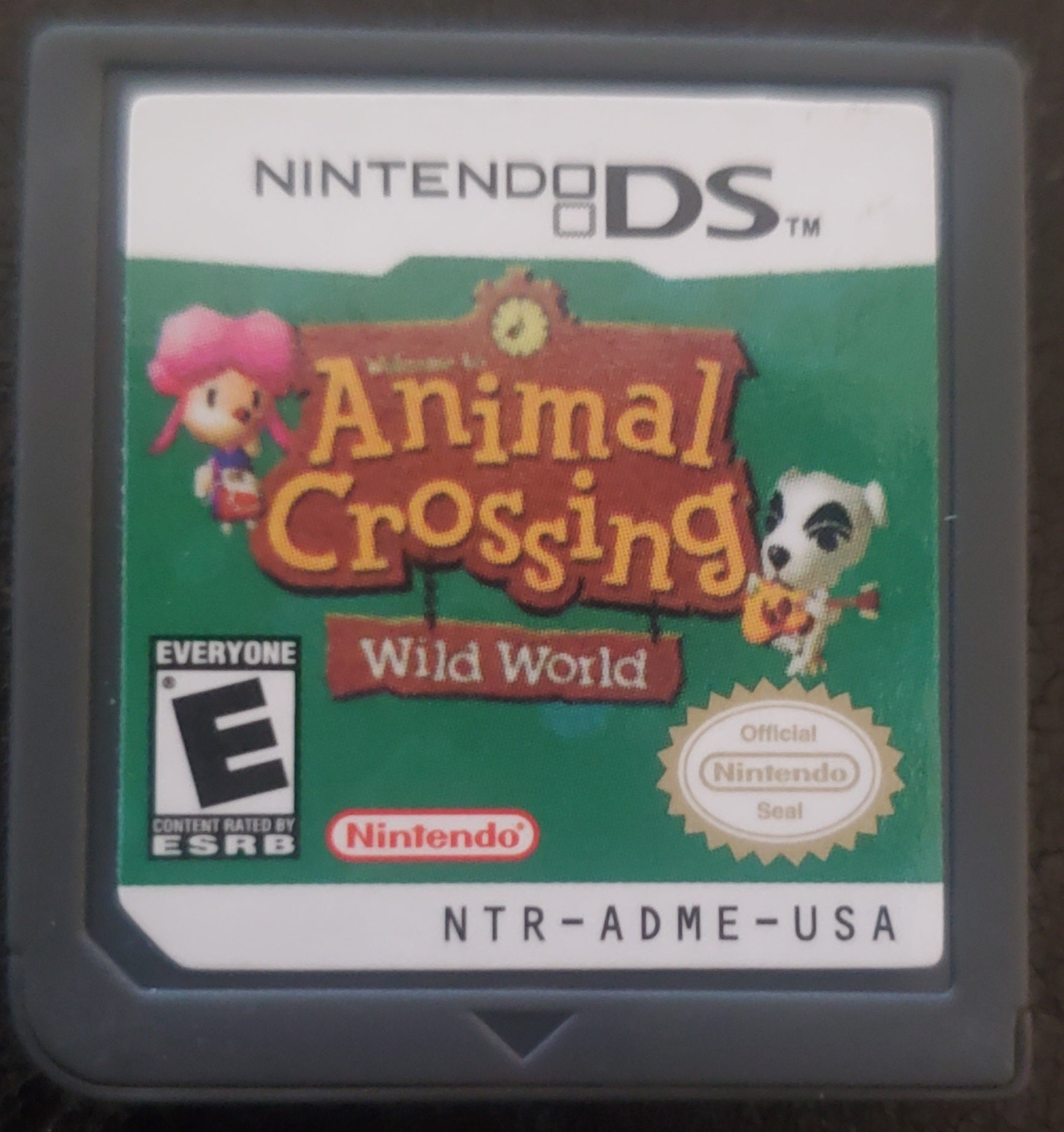 Animal Crossing Wild World NDS Video Game Cartridge Nintendo DS 2005