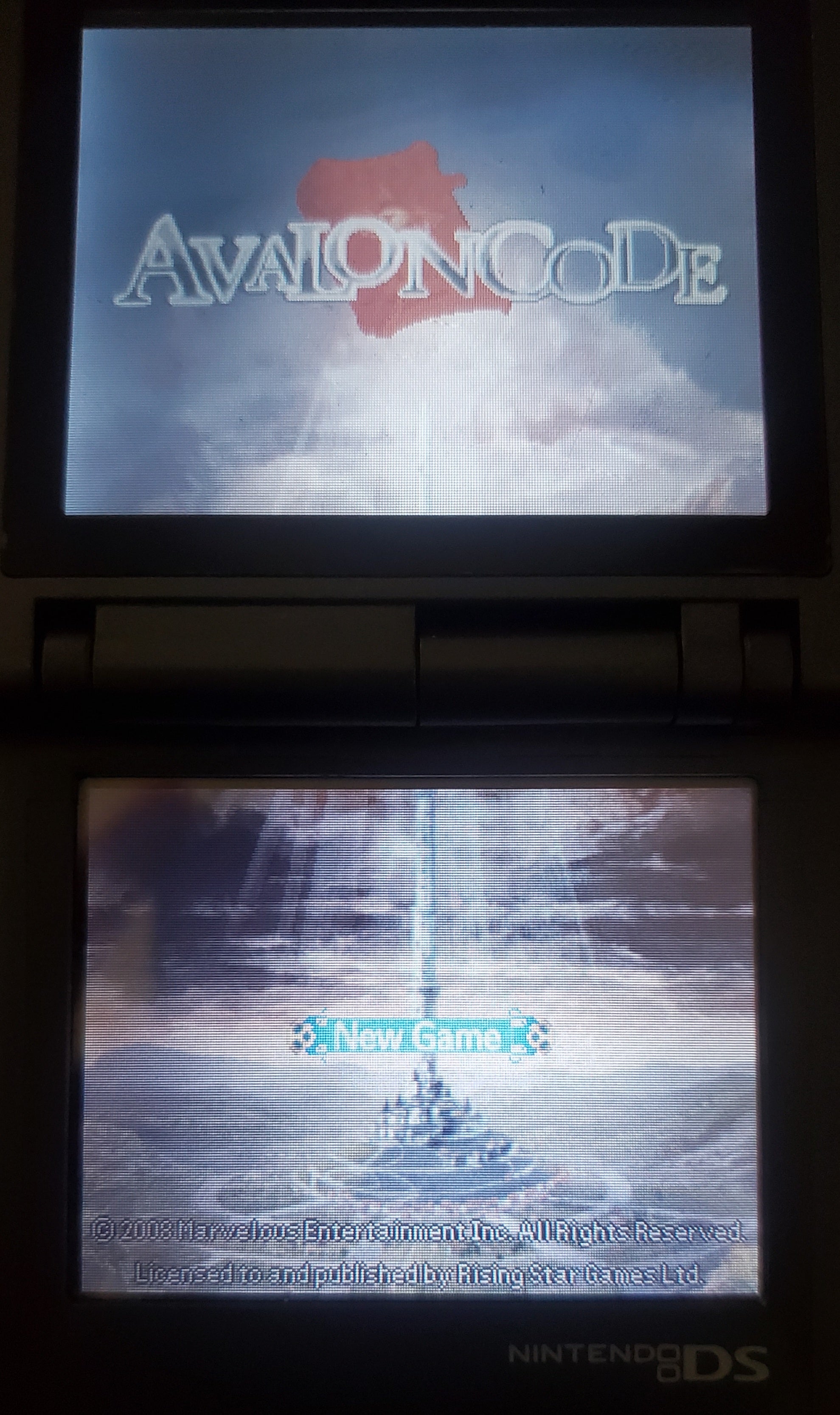 Avalon Code DS NDS Video Game Cartridge Nintendo DS 2009