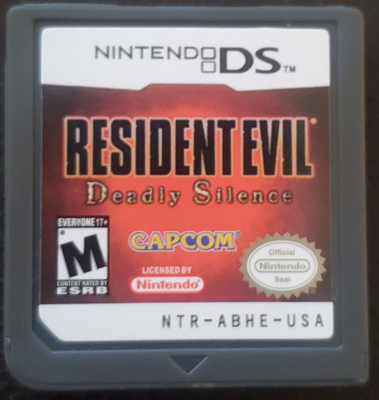 Resident Evil Deadly Silence DS Video Game Cartridge Nintendo DS 2006