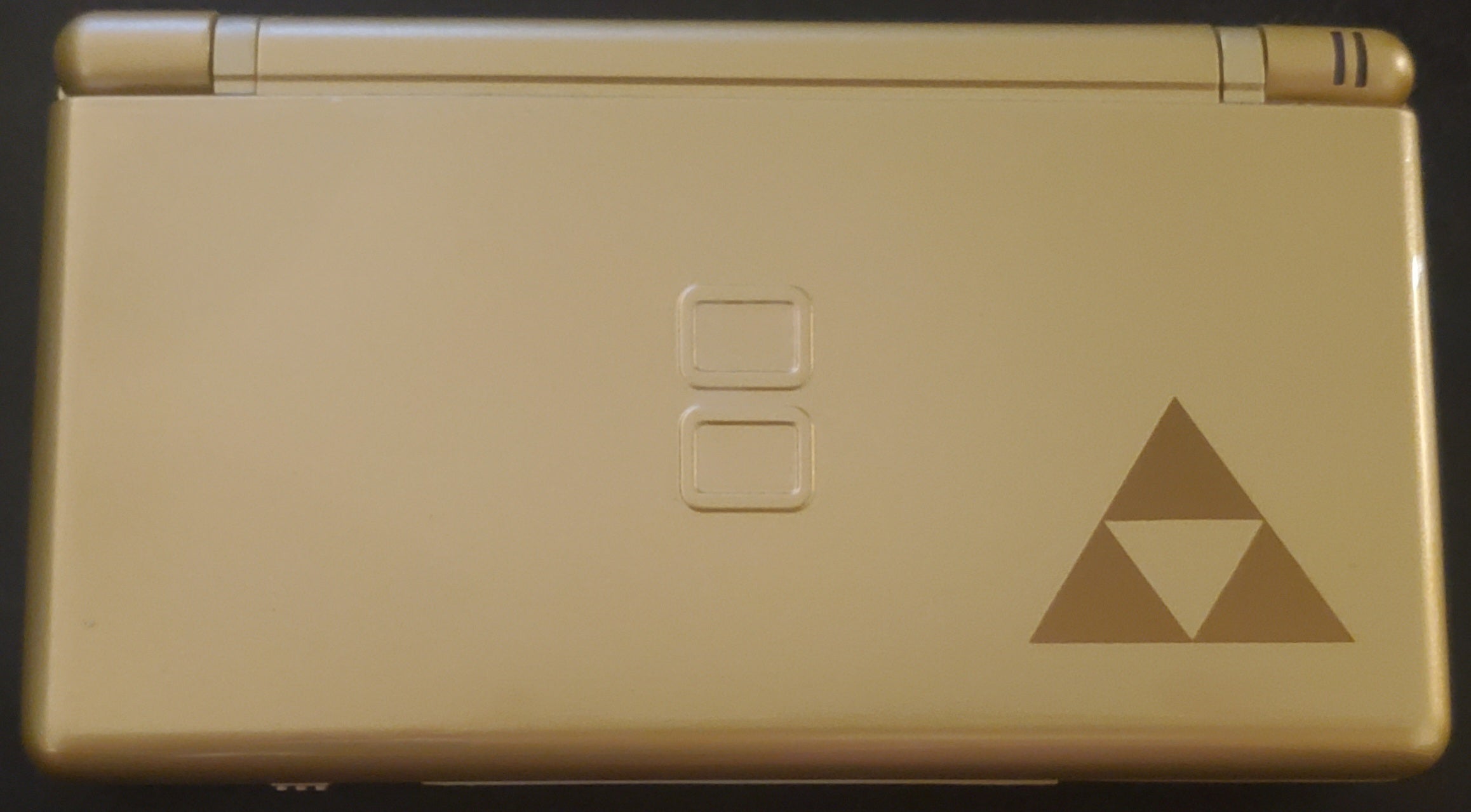Nintendo DS Lite Console Zelda TriForce Gold NDS, DSL, DSi, and GBA