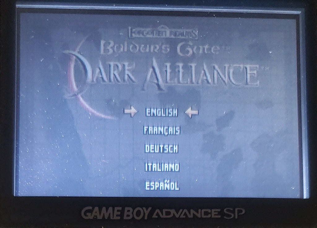 Baldur's Gate Dark Alliance GBA Video Game Boy Advance 2004 Nintendo