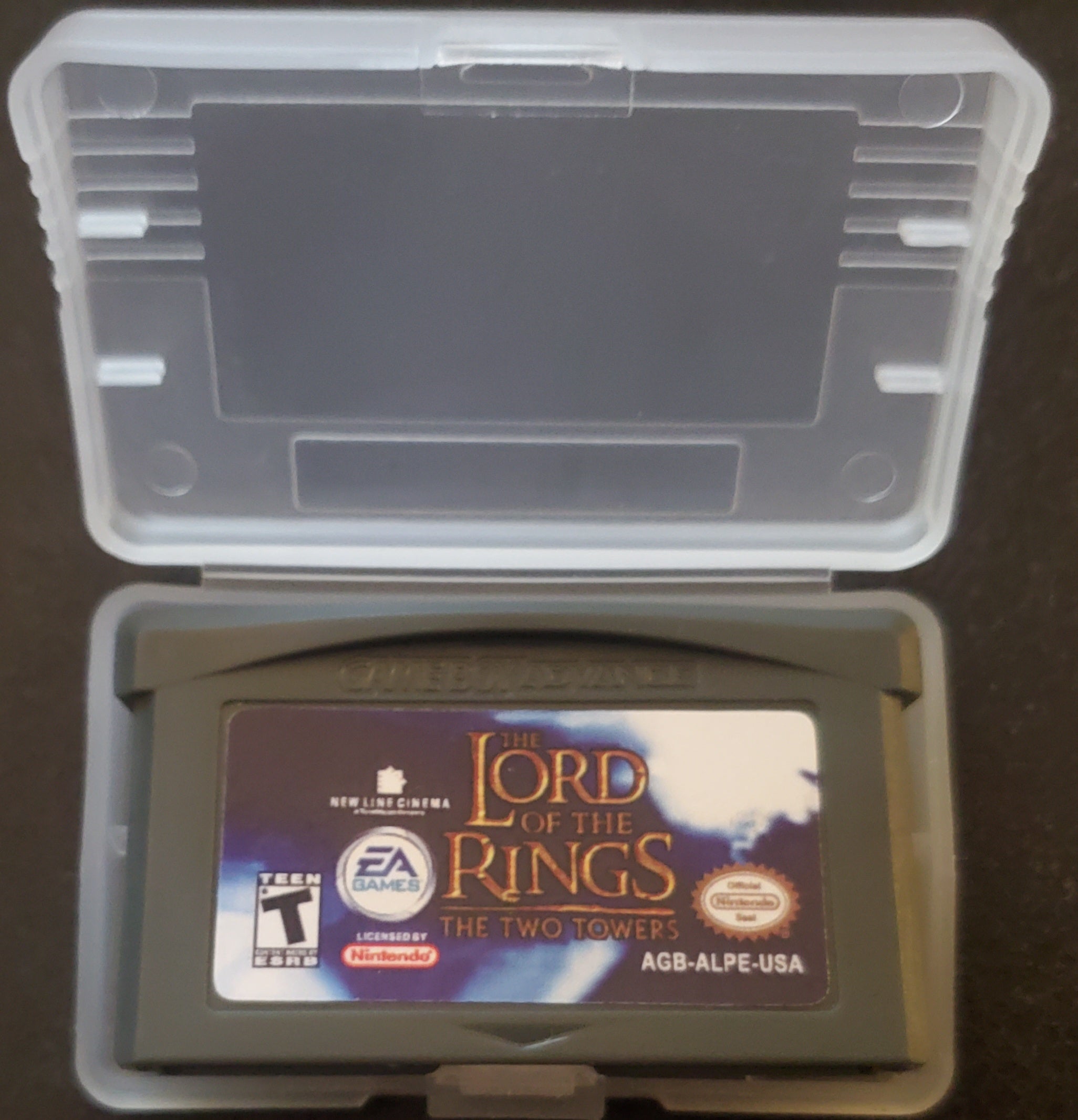 Lord of the Rings The Two Towers GBA Video Game Boy Advance 2002