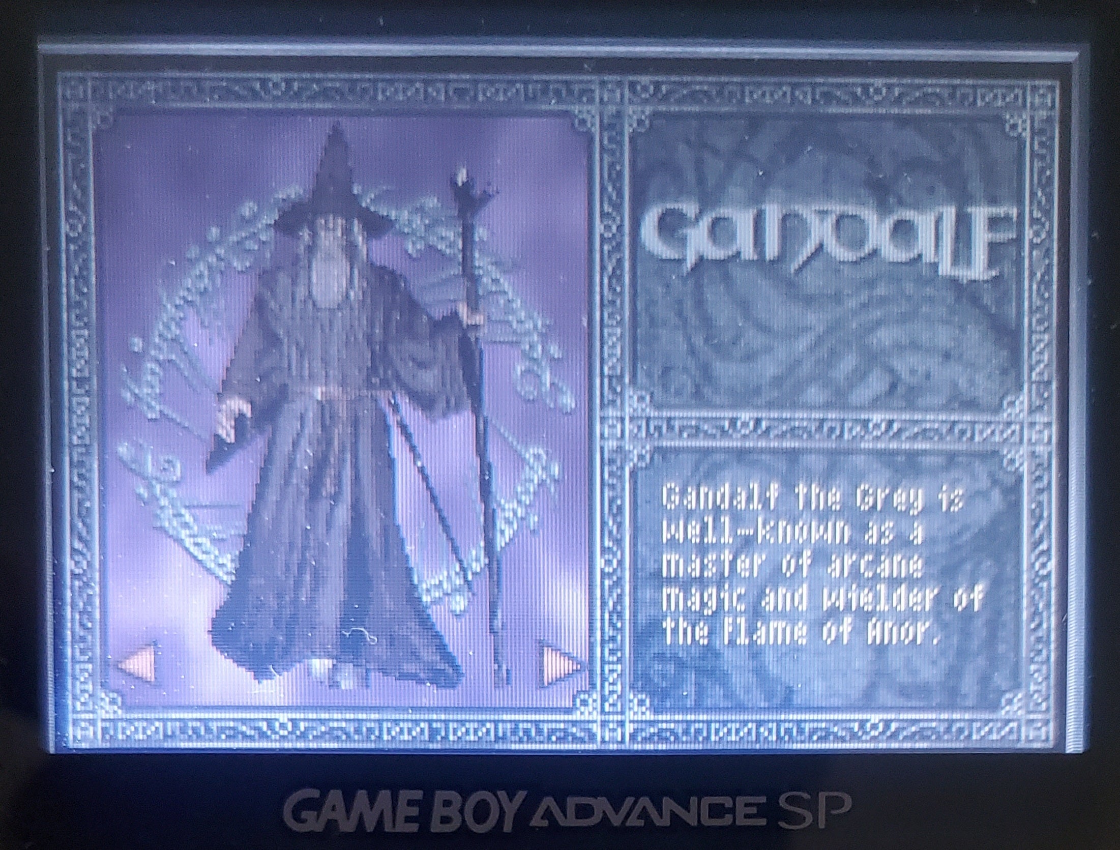 Lord of the Rings The Two Towers GBA Video Game Boy Advance 2002