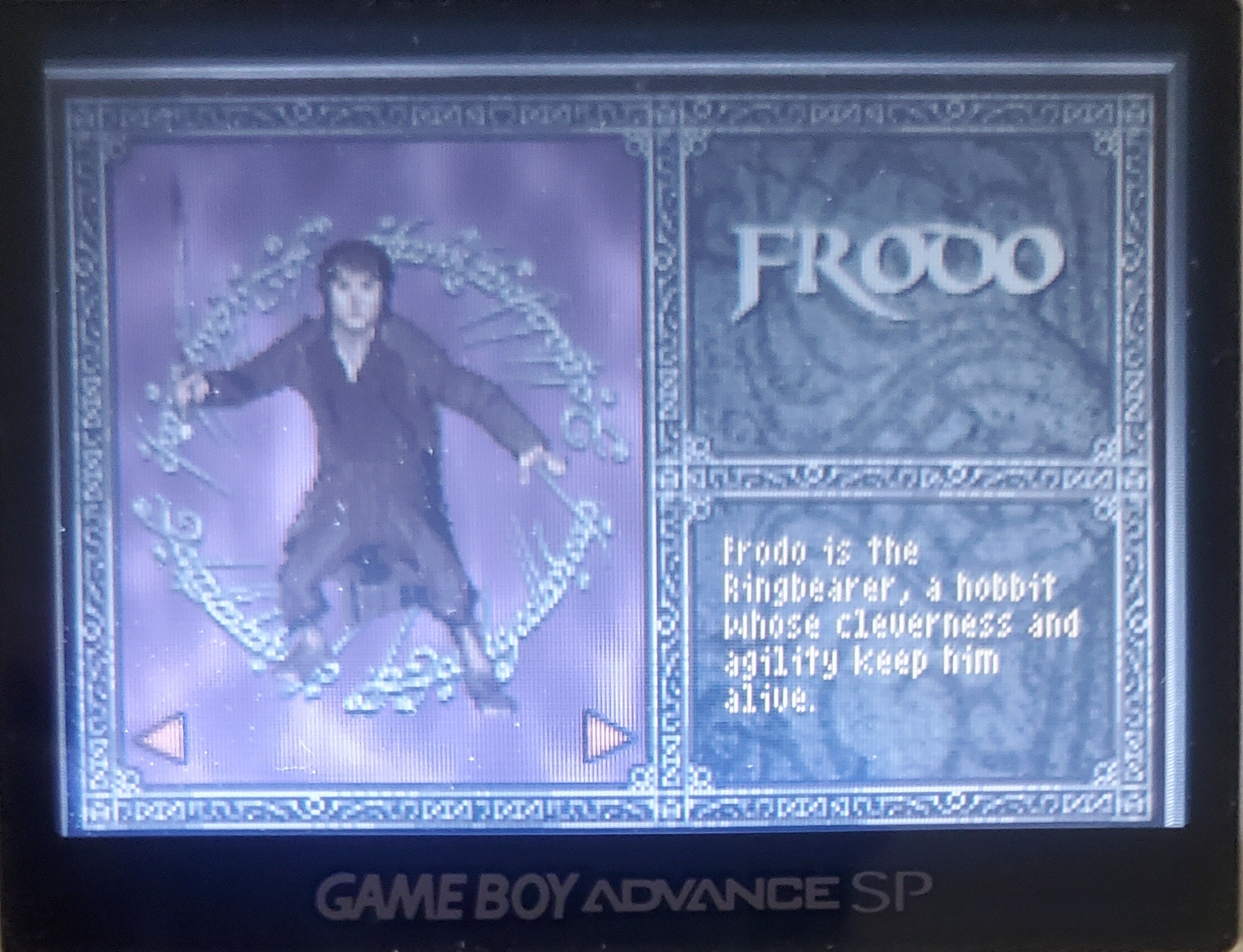 Lord of the Rings The Two Towers GBA Video Game Boy Advance 2002